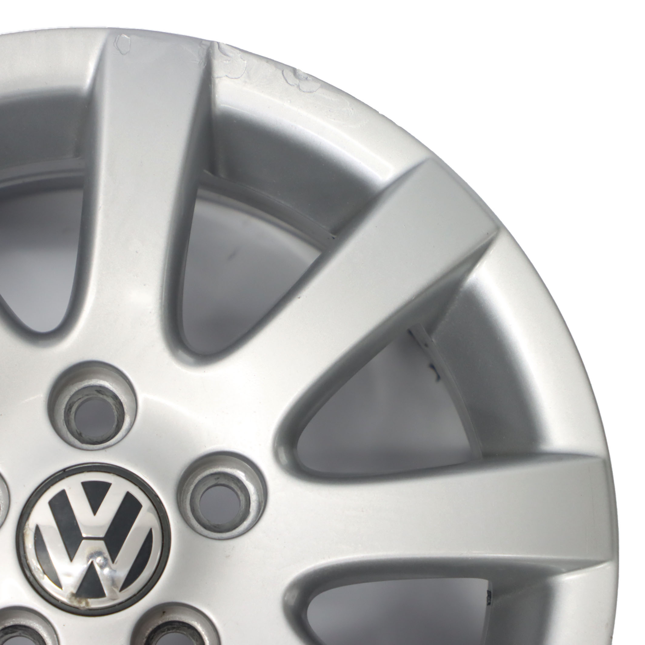 VW Volkswagen Polo 4 9N Silver Wheel Alloy Rim 14" ET:43 6J 6Q0601025Q