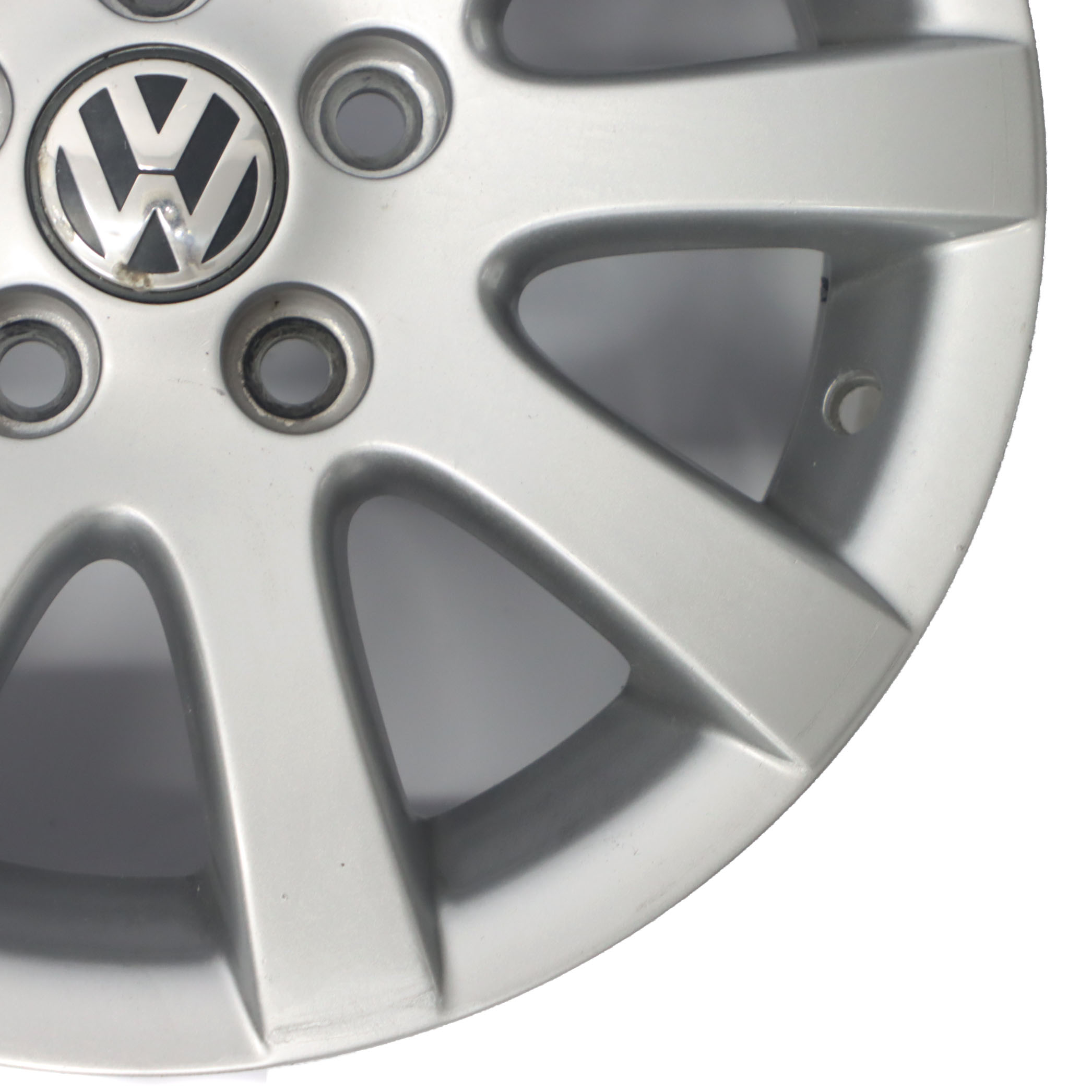 VW Volkswagen Polo 4 9N Silver Wheel Alloy Rim 14" ET:43 6J 6Q0601025Q