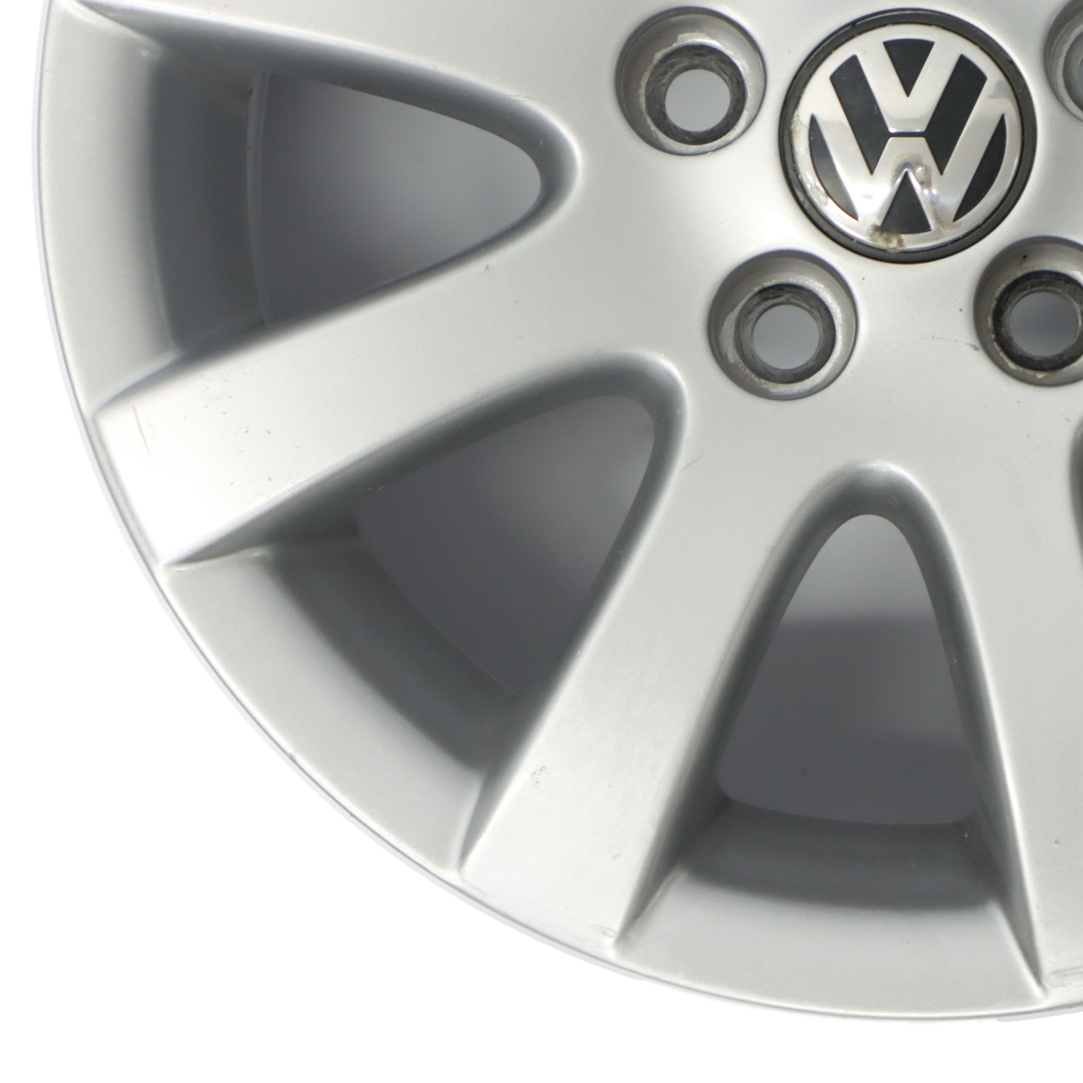 VW Volkswagen Polo 4 9N Silver Wheel Alloy Rim 14" ET:43 6J 6Q0601025Q