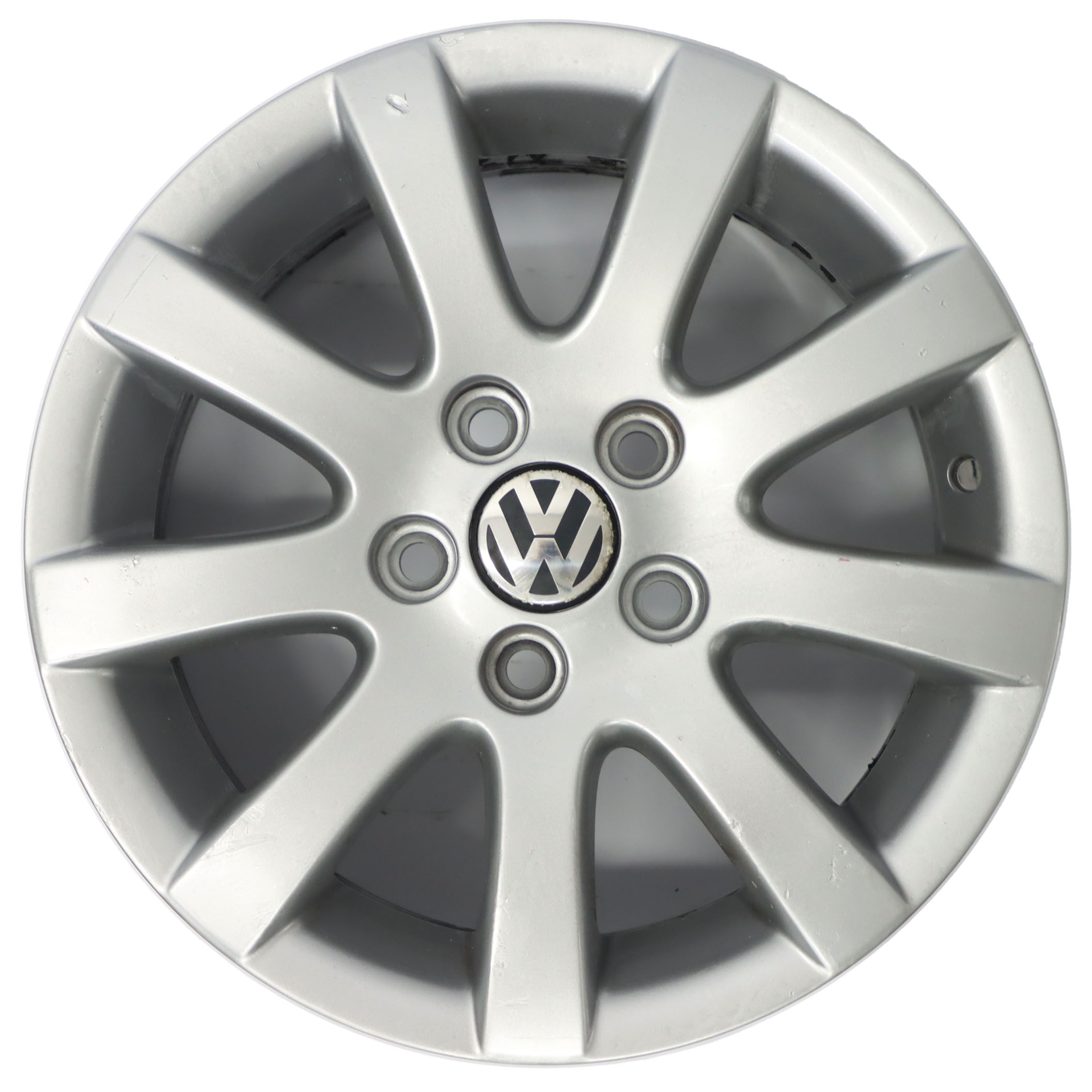 VW Volkswagen Polo 4 9N Silver Wheel Alloy Rim 14" ET:43 6J 6Q0601025Q