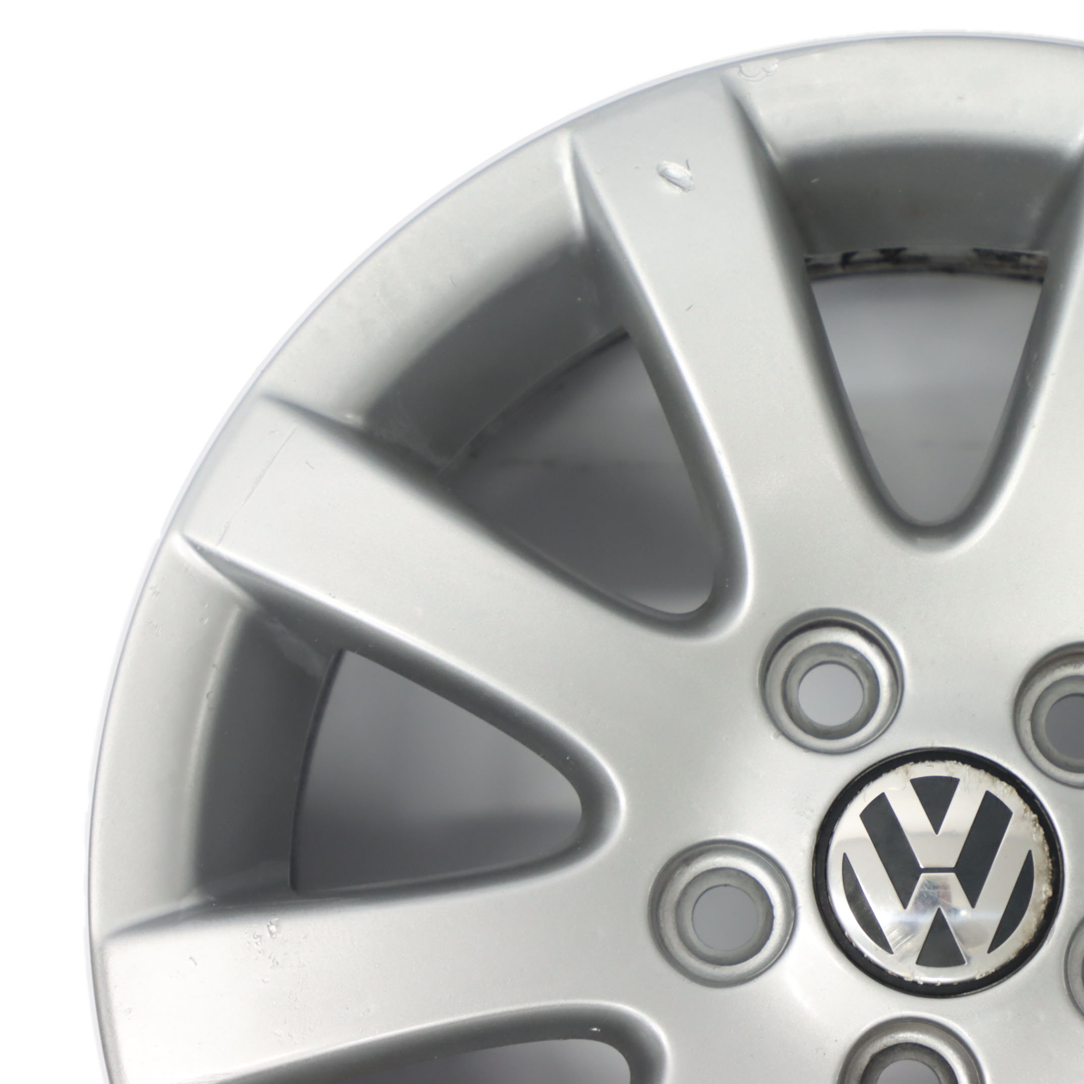 VW Volkswagen Polo 4 9N Silver Wheel Alloy Rim 14" ET:43 6J 6Q0601025Q