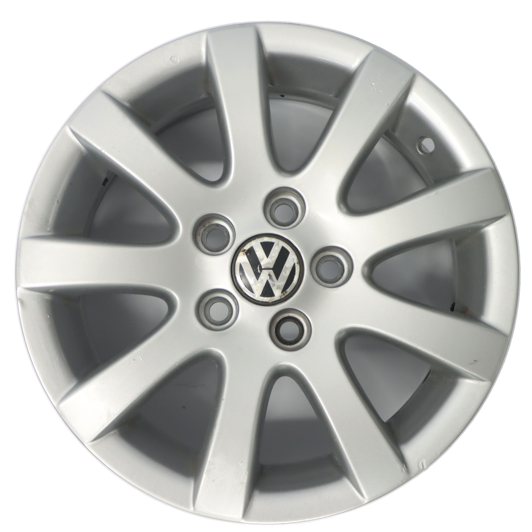 VW Volkswagen Polo 4 9N Silver Wheel Alloy Rim 14" ET:43 6J 6Q0601025Q