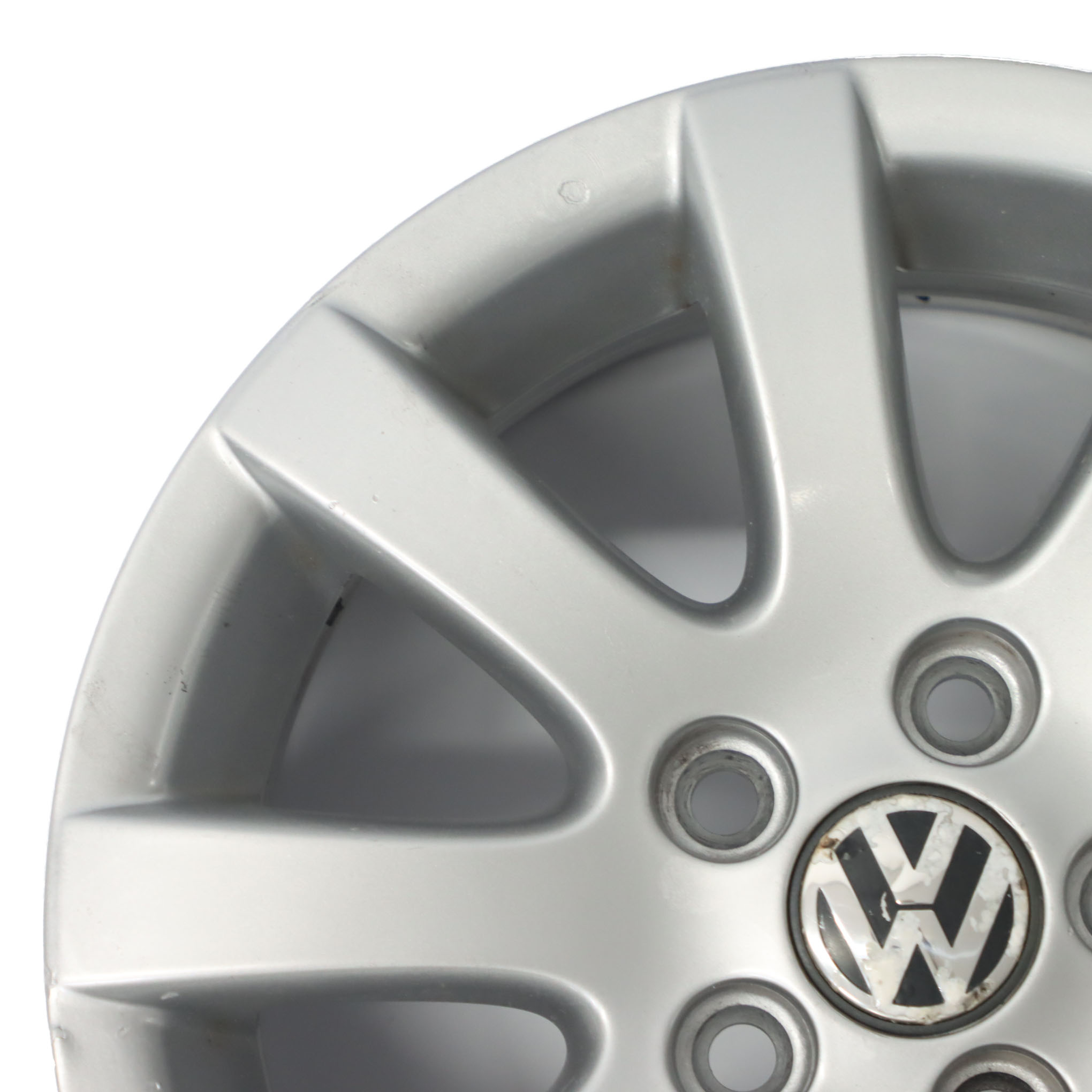 VW Volkswagen Polo 4 9N Silver Wheel Alloy Rim 14" ET:43 6J 6Q0601025Q