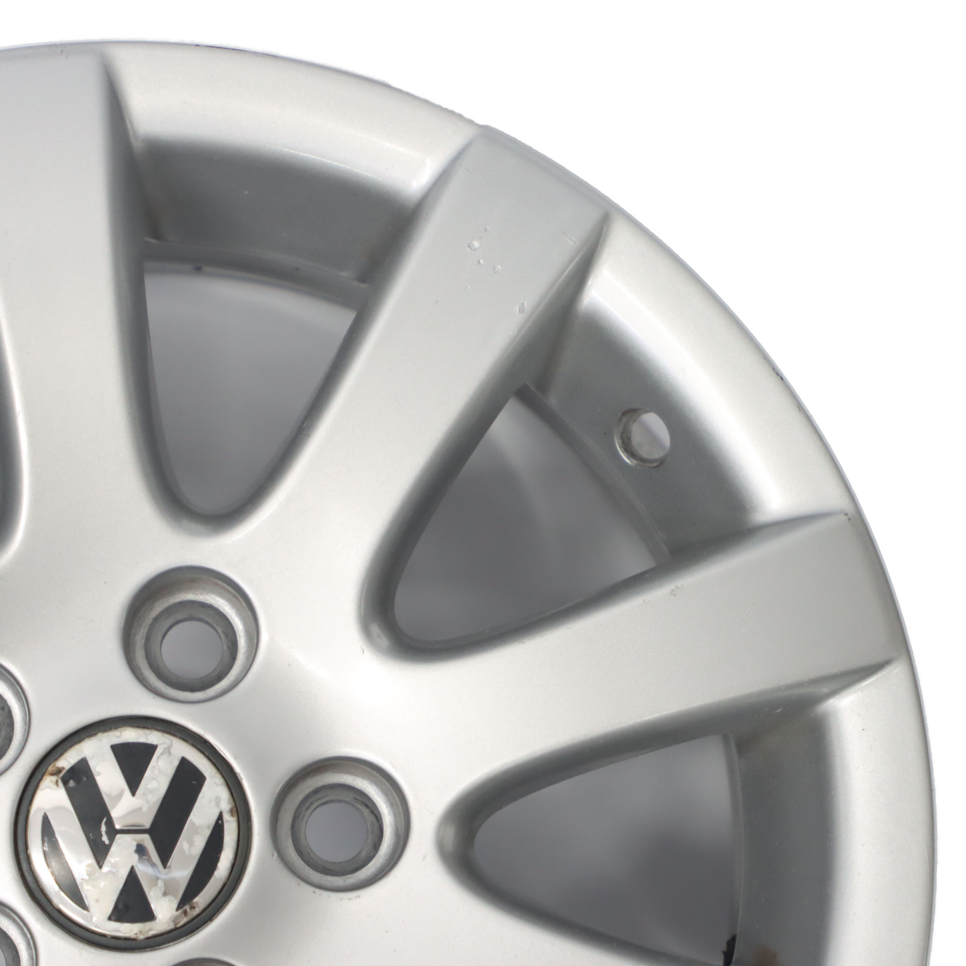 VW Volkswagen Polo 4 9N Silver Wheel Alloy Rim 14" ET:43 6J 6Q0601025Q