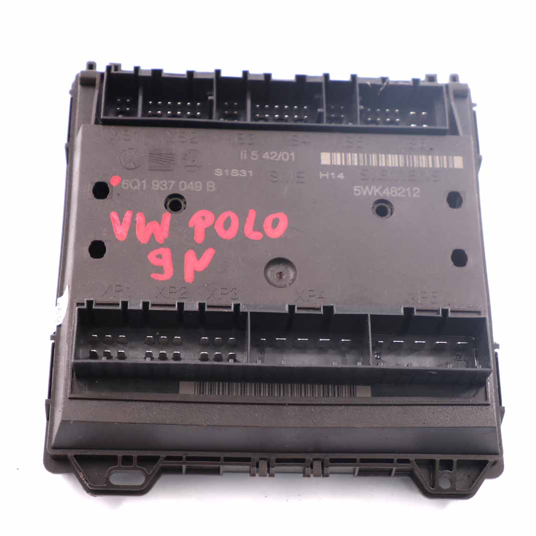 VW Polo 9N Seat Body Control Comfort Unit Module BCM Convenience Unit 6Q1937049B