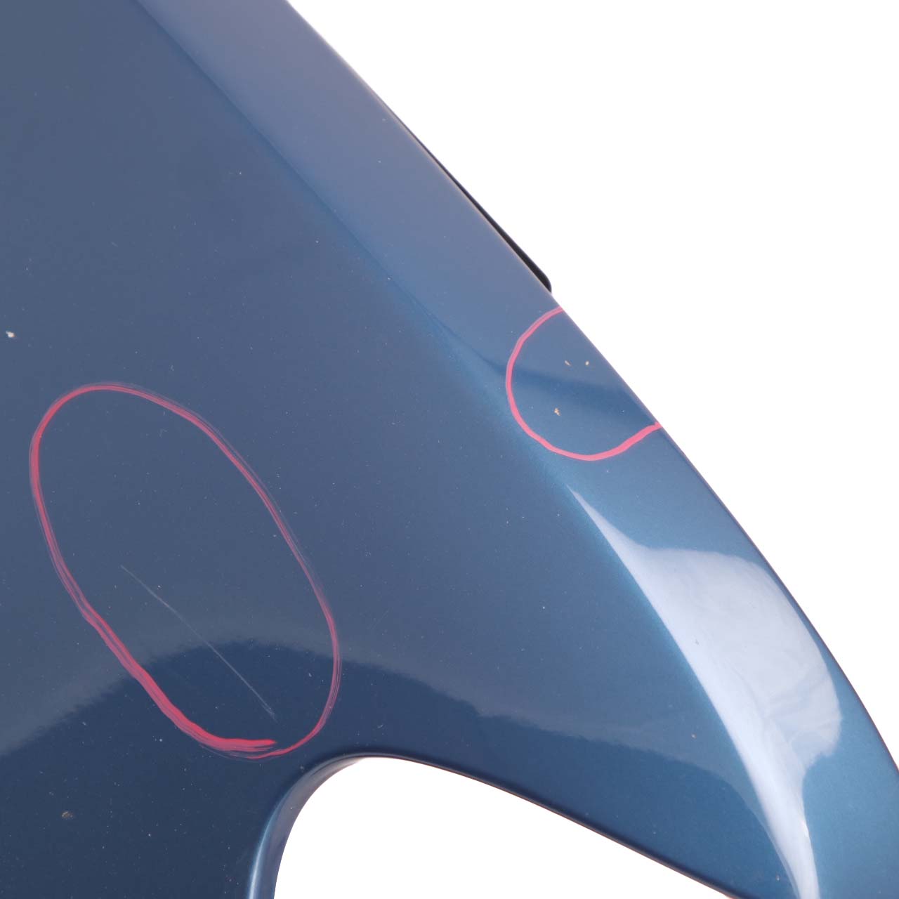 BMW X5 E53 Side Panel Wing Fender Front Right O/S Topasblau Topaz Blue - 364