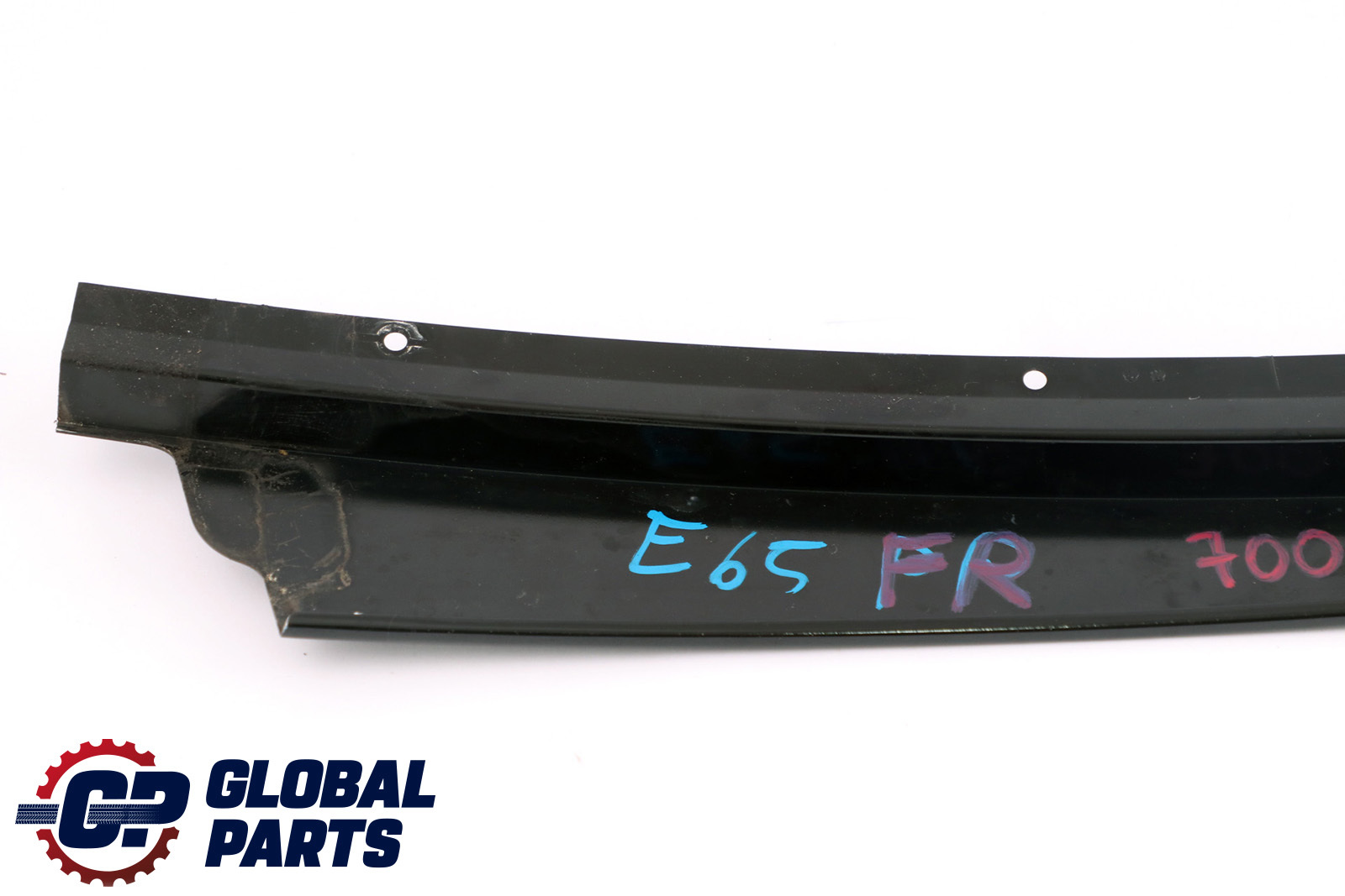 BMW 7 Series E65 Finisher Window Frame Pillar Front Right O/S Door Glanzschwarz