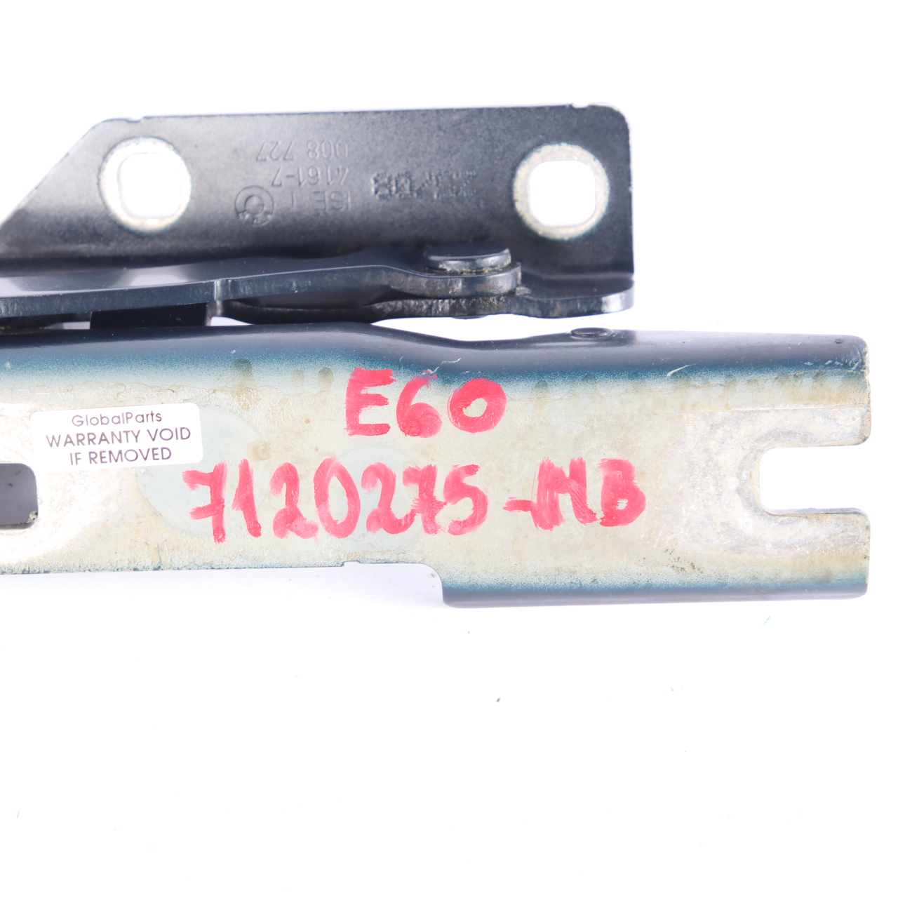 BMW E60 E61 Engine Hood Hinge Left N/S Monacoblau Monaco Blue A35 7008727