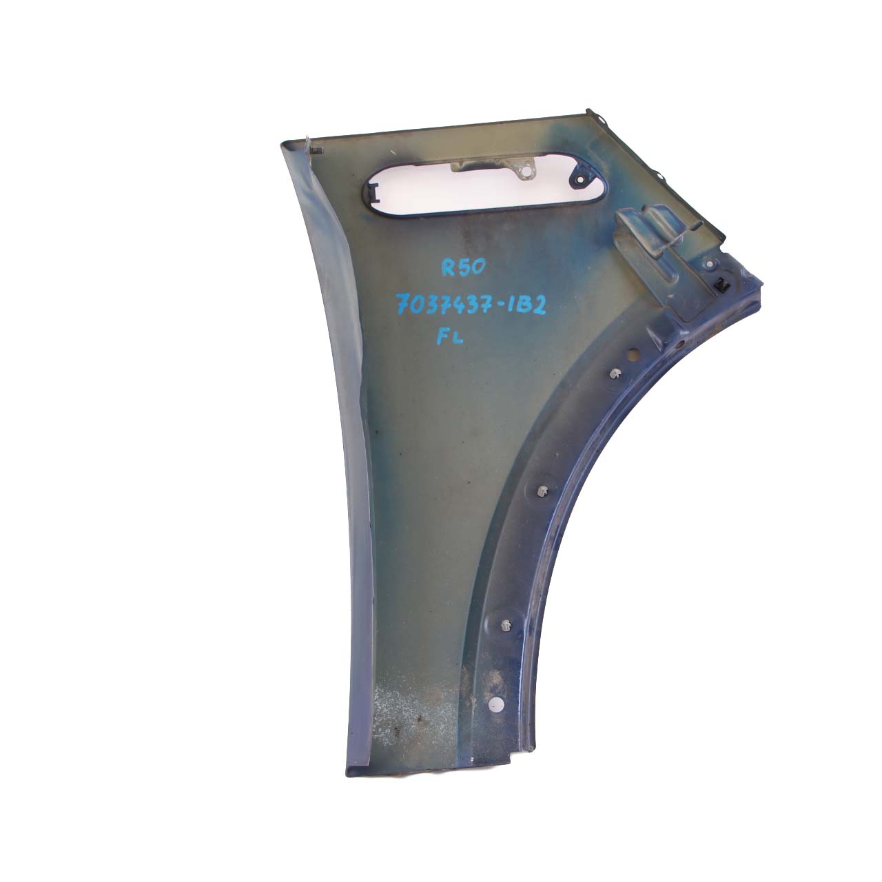 Mini R50 R52 R53 Front Left N/S Side Panel Fender Wing Indi Blue - 862