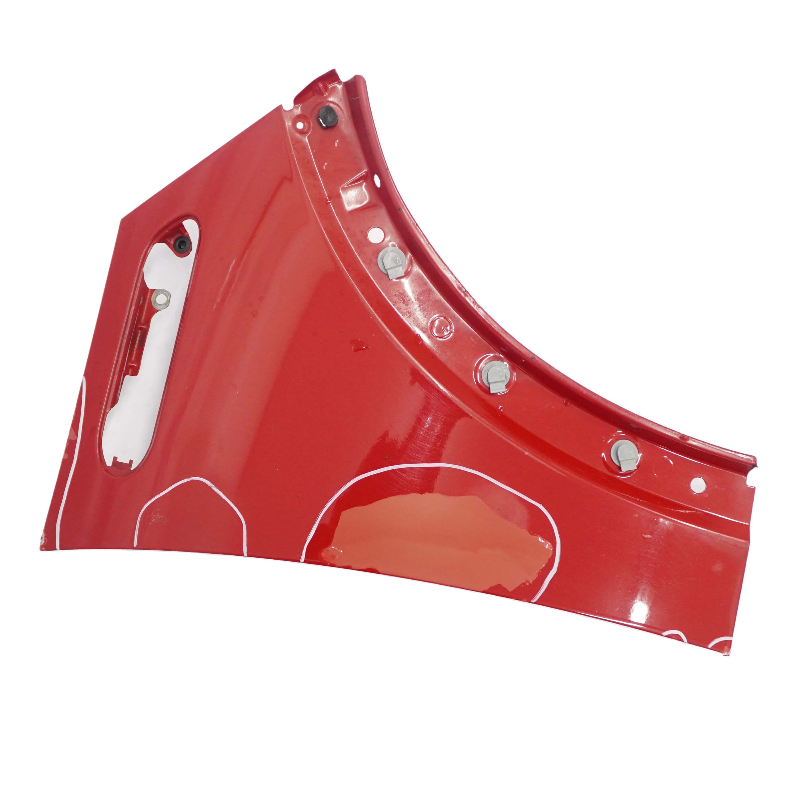 Mini Cooper R50 R52 R53 Front Right O/S Side Panel Fender Wing Chili Red - 851