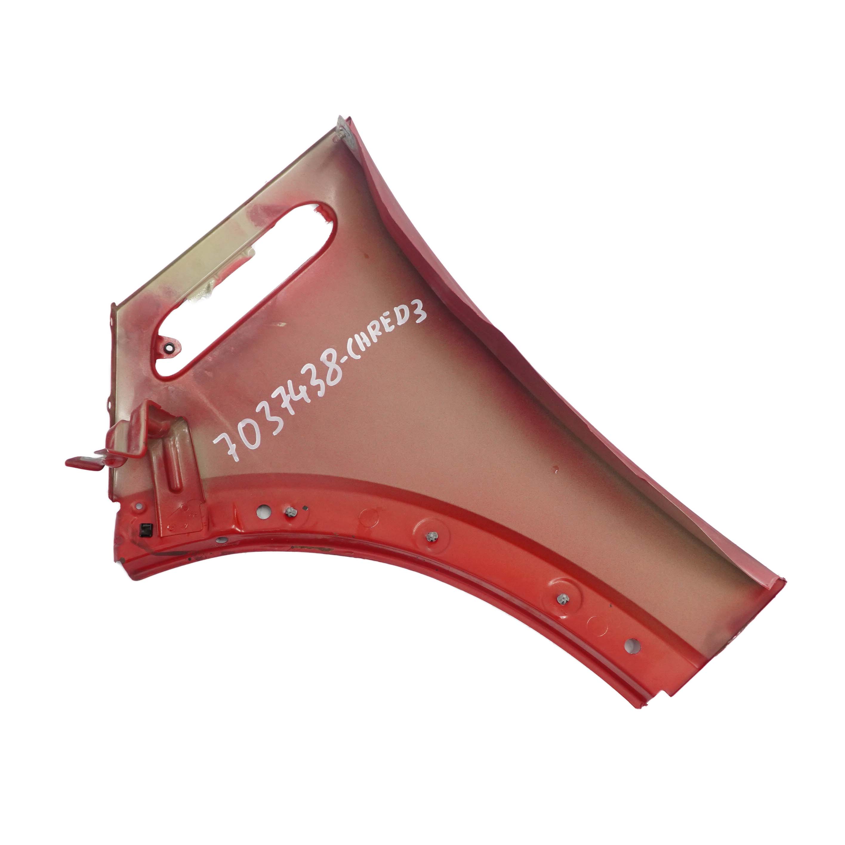 Mini Cooper R50 R52 R53 Front Right O/S Side Panel Fender Wing Chili Red - 851