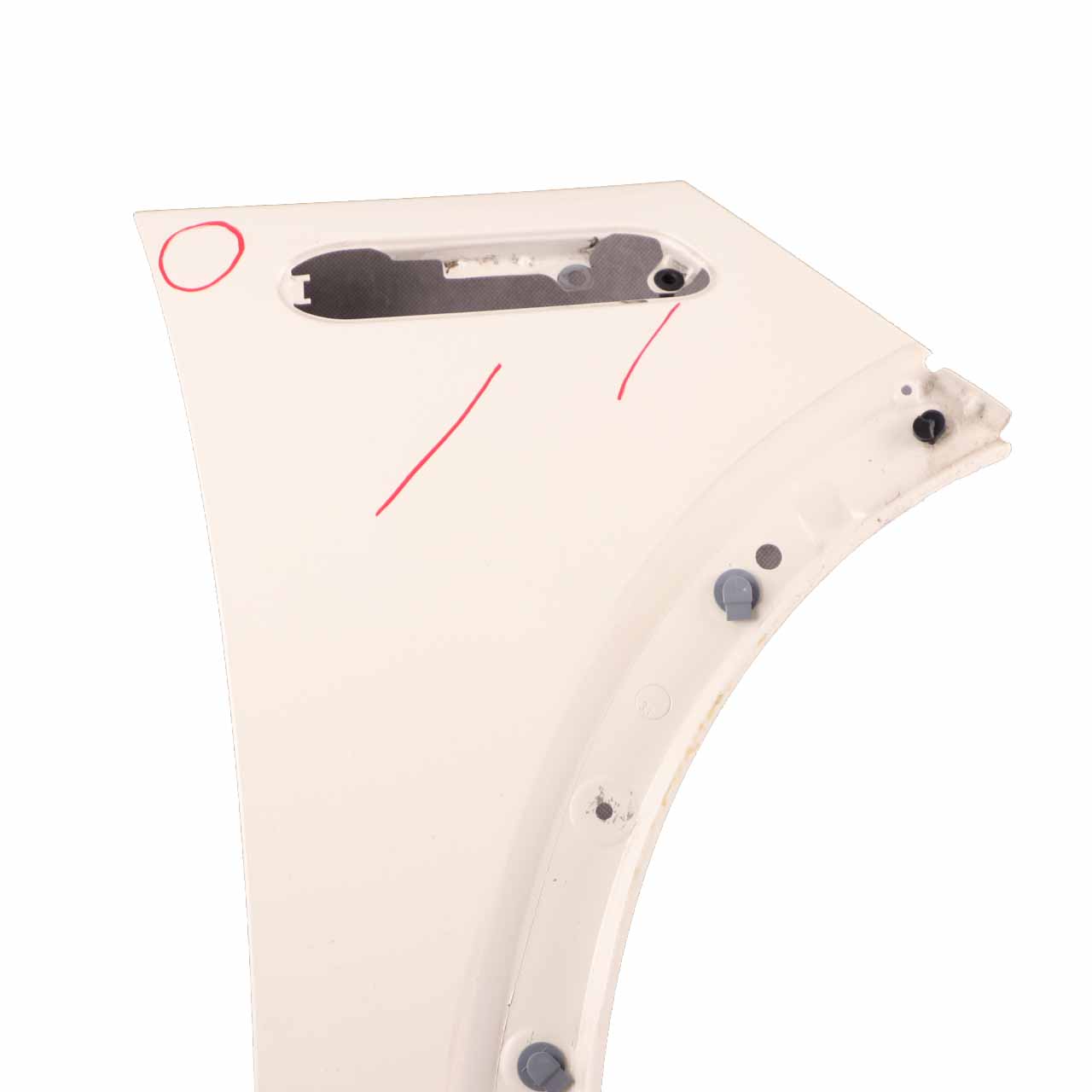 Mini R50 R53 Side Panel Front Right O/S Side Fender Wing Pepper White - 850