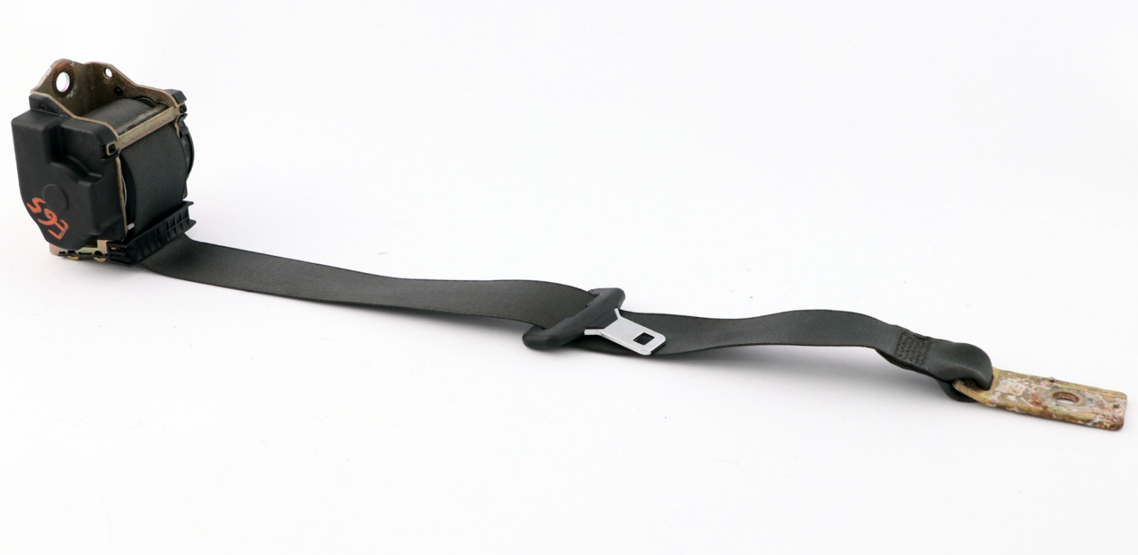 BMW 7 Series E65 E66 Rear Center Upper Seat Belt Basaltgrau 7037829