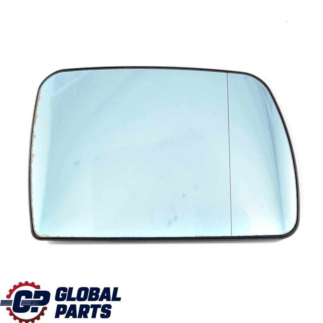 BMW X5 Series E53 Right O/S Wing Mirror Glass Heated Wide Angle Blue