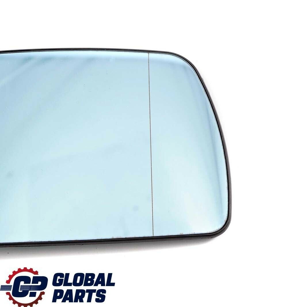 BMW X5 Series E53 Right O/S Wing Mirror Glass Heated Wide Angle Blue