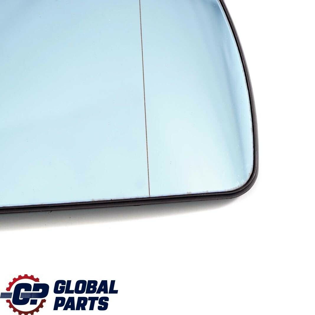 BMW X5 Series E53 Right O/S Wing Mirror Glass Heated Wide Angle Blue