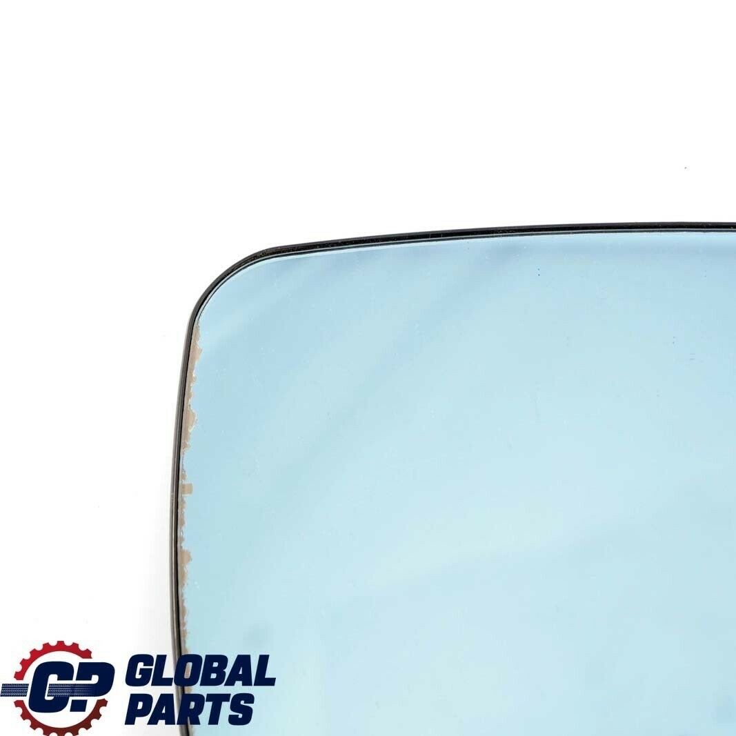 BMW X5 Series E53 Right O/S Wing Mirror Glass Heated Wide Angle Blue