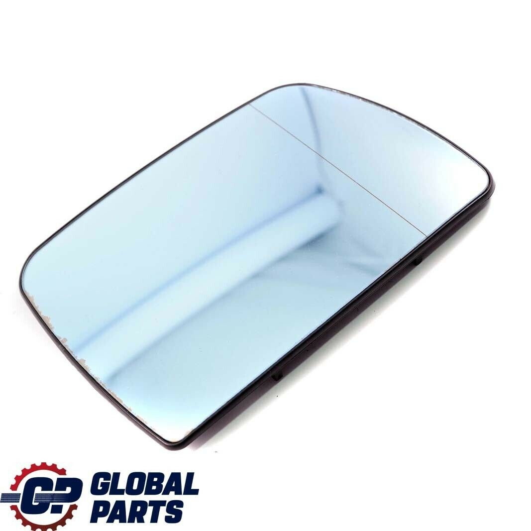 BMW X5 Series E53 Right O/S Wing Mirror Glass Heated Wide Angle Blue