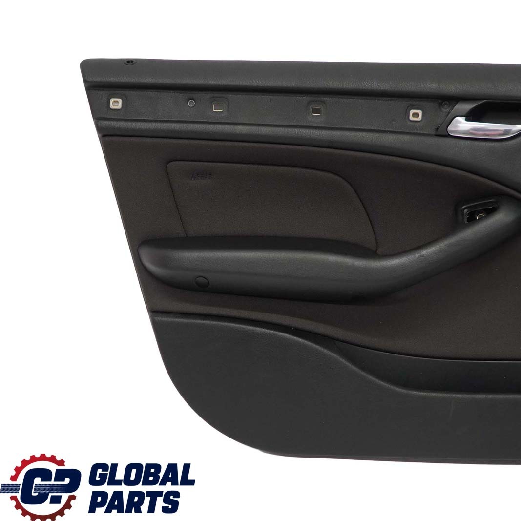 BMW 3 E46 Saloon Touring Front Left N/S Trim Panel Door Card Cloth Anthracite