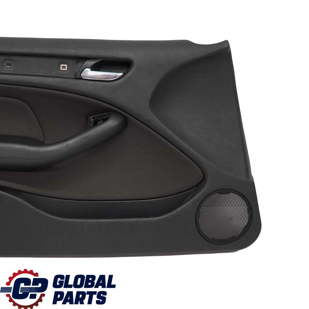 BMW 3 E46 Saloon Touring Front Left N/S Trim Panel Door Card Cloth Anthracite