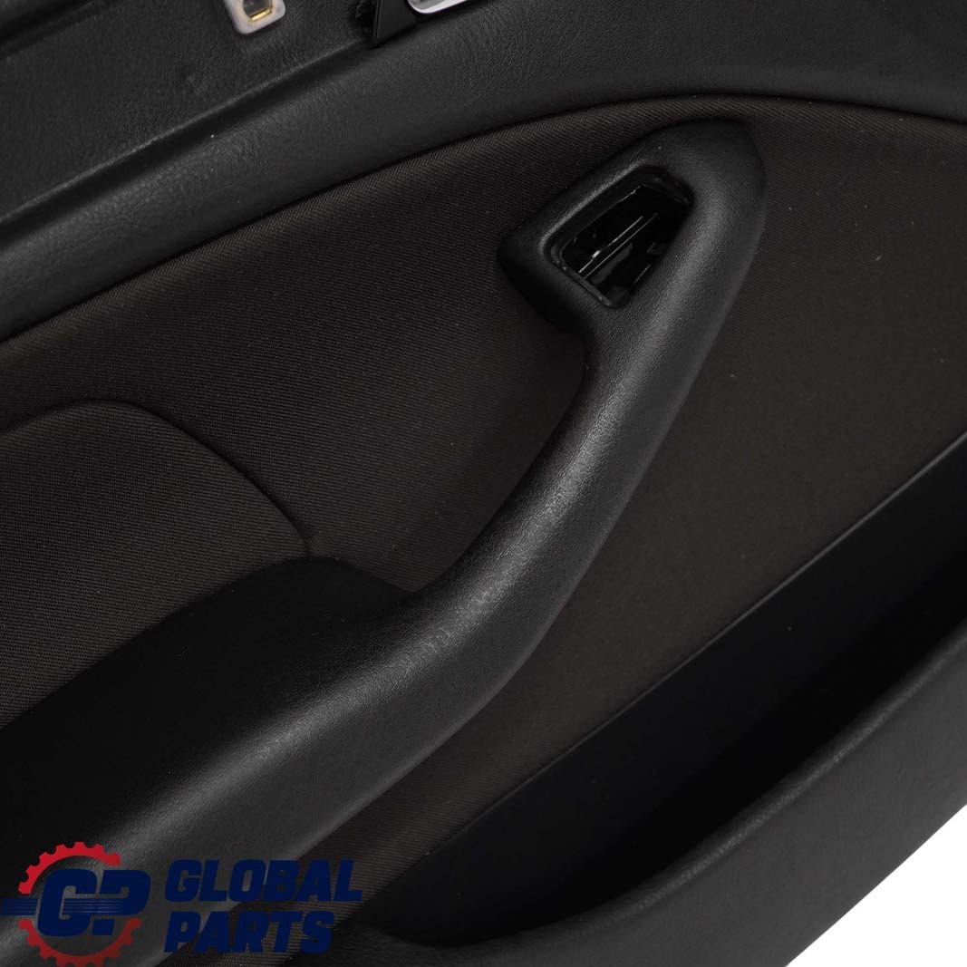 BMW 3 E46 Saloon Touring Front Left N/S Trim Panel Door Card Cloth Anthracite