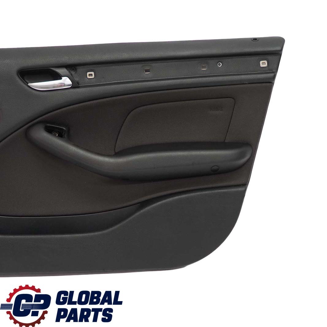 BMW 3 E46 Saloon Touring Front Right O/S Trim Panel Door Card Cloth Anthracite