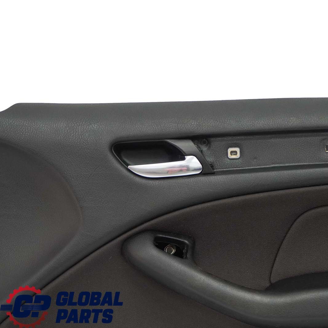 BMW 3 E46 Saloon Touring Front Right O/S Trim Panel Door Card Cloth Anthracite