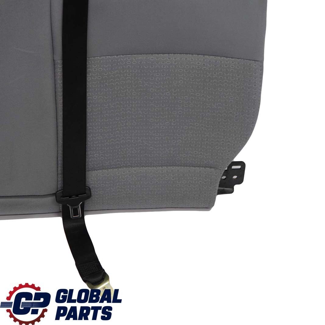 BMW 3 E46 Touring Rear Seat Left N/S Backrest Cover Cloth Jacquard Grey