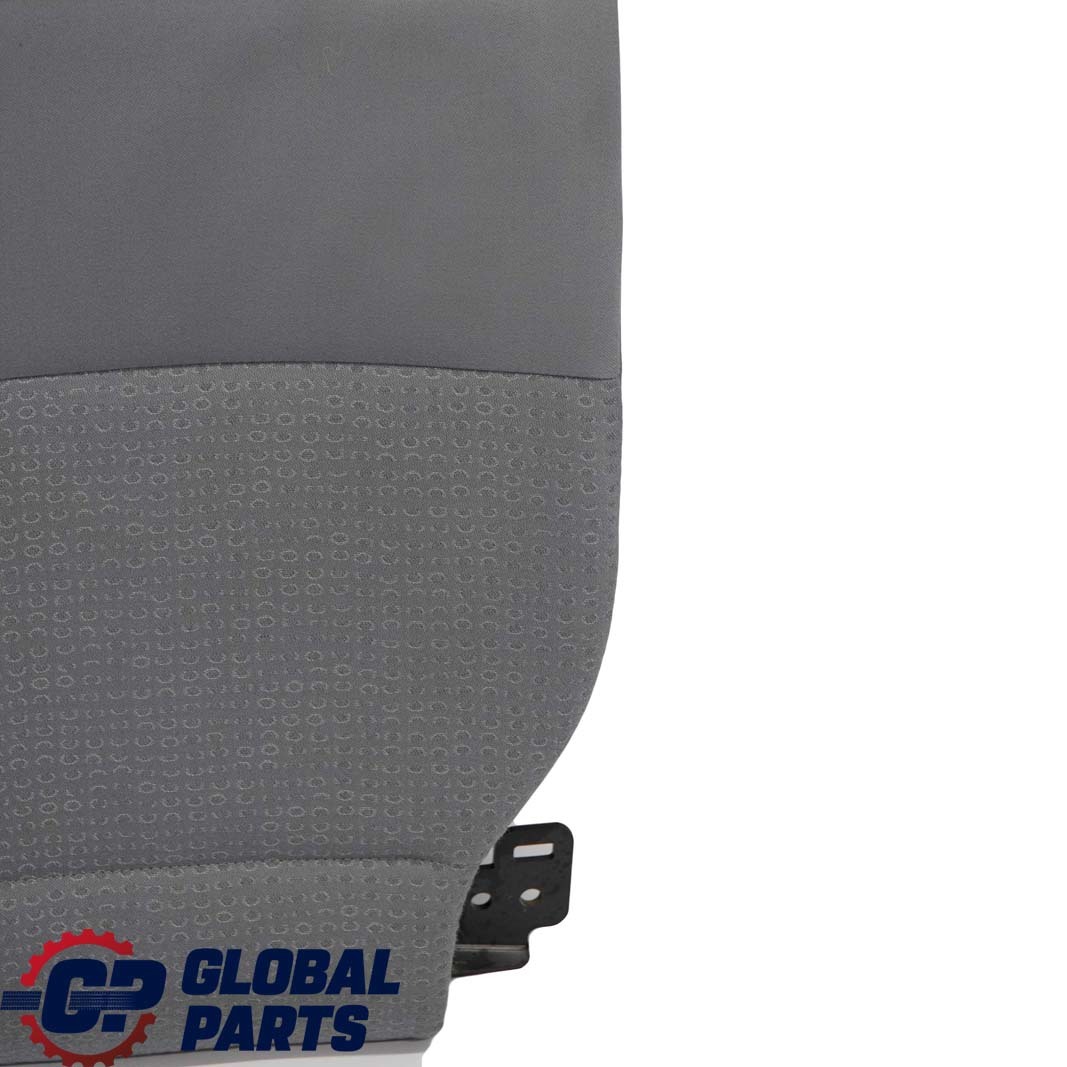 BMW 3 E46 Touring Rear Seat Left N/S Backrest Cover Cloth Jacquard Grey