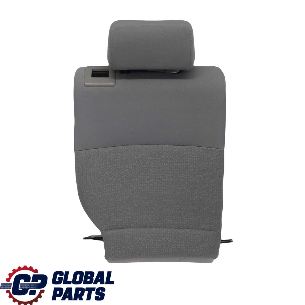 BMW 3 E46 Touring Rear Seat Right O/S Backrest Cover Cloth Jacquard Grey