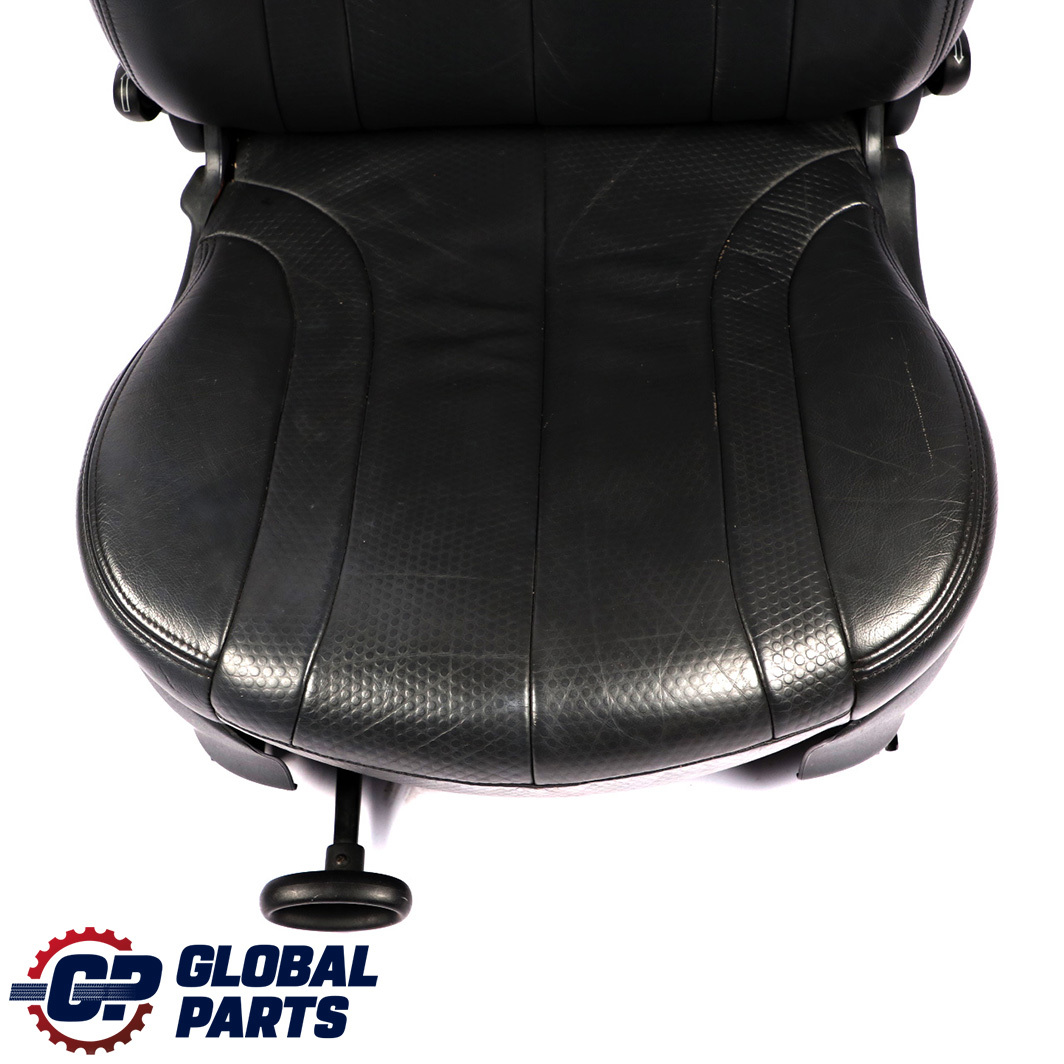 Mini Cooper One R50 Front Left N/S Leather Profile Seat Panther Black Passenger