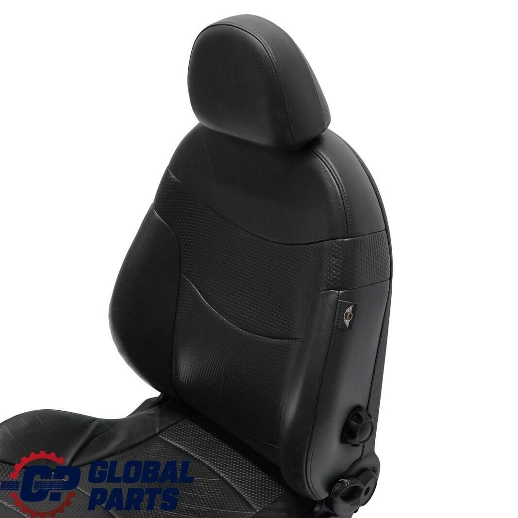 Mini Cooper One R50 Sport Front Right O/S Leather Seat Side Panther Black