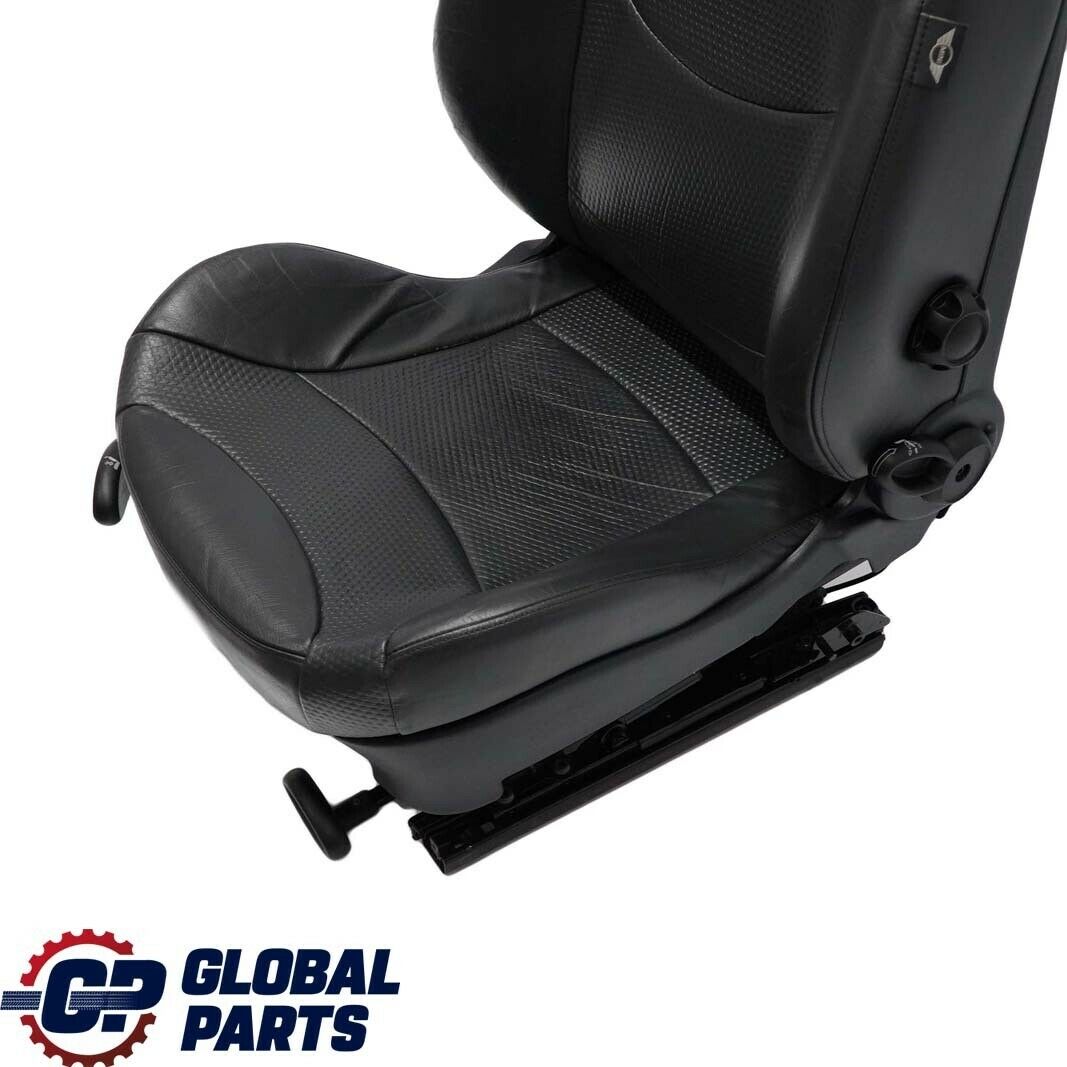 Mini Cooper One R50 Sport Front Right O/S Leather Seat Side Panther Black