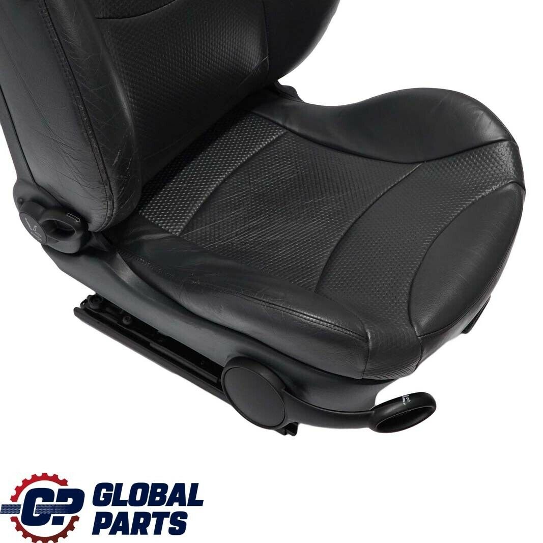 Mini Cooper One R50 Sport Front Right O/S Leather Seat Side Panther Black