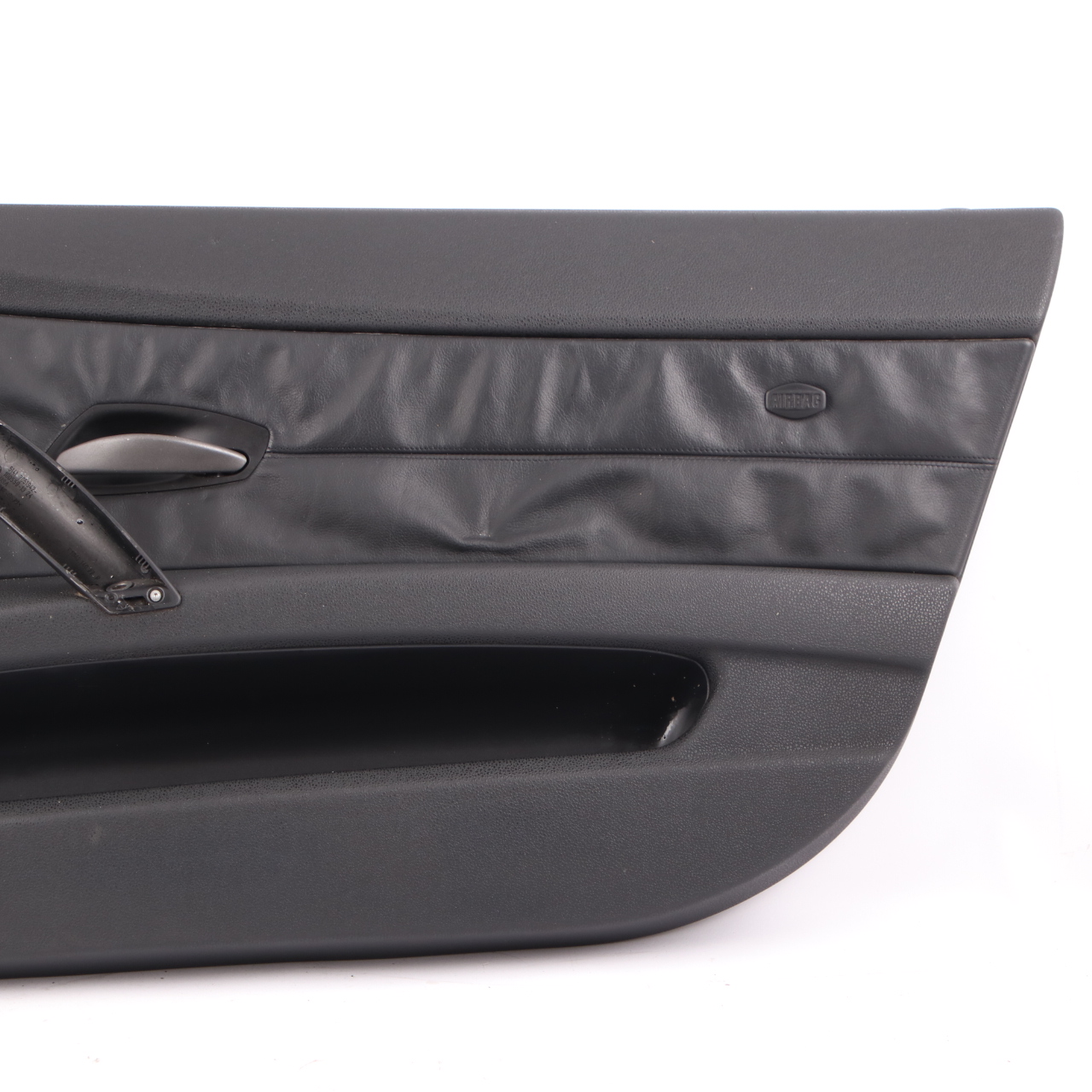 BMW Z4 E85 Door Card Front Right Door Lining Leather Black Trim Panel