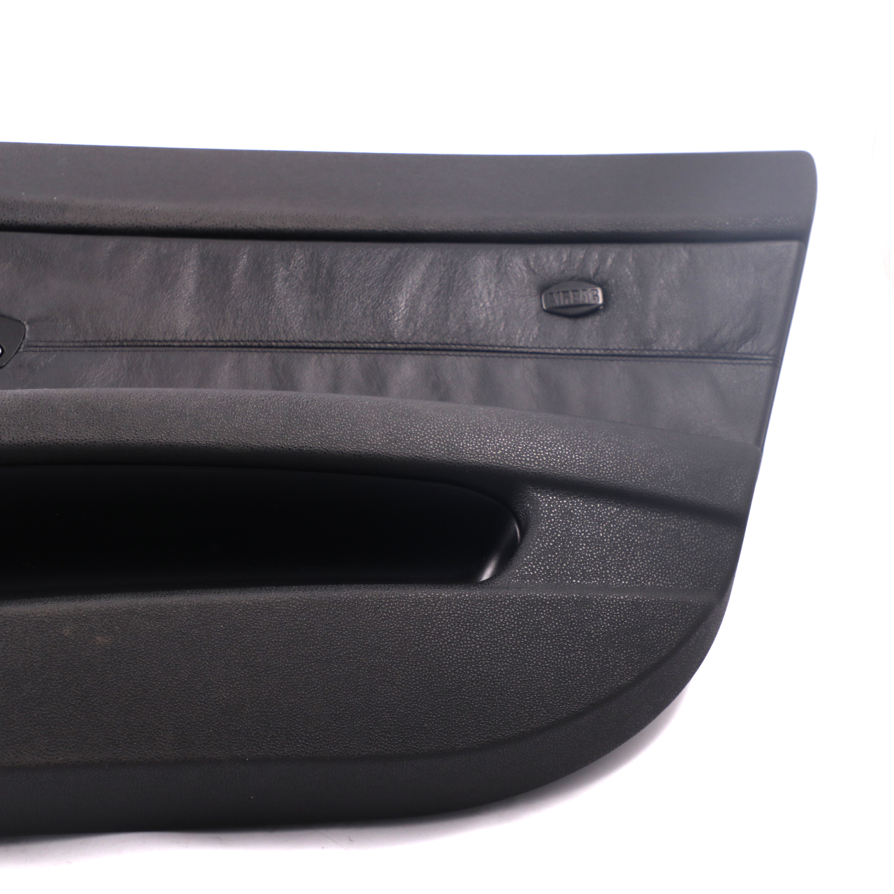 BMW Z4 E85 E86 Front Right O/S Door Card Lining Leather Black Trim Panel