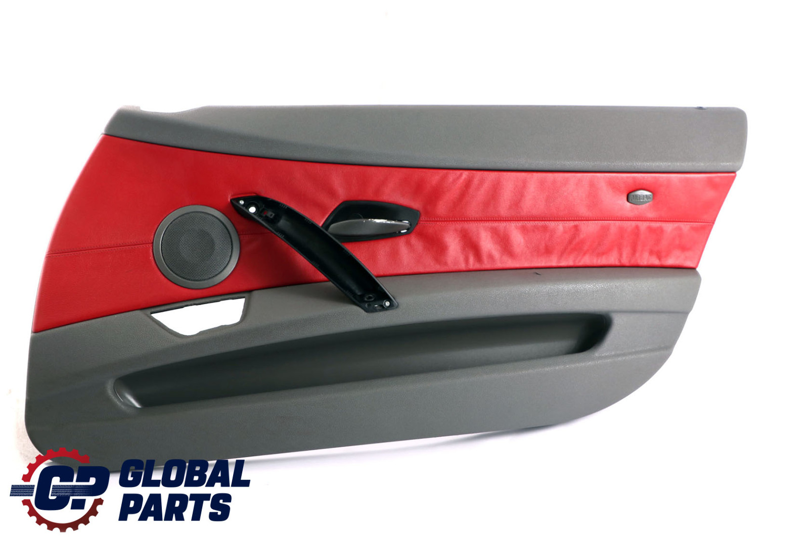 BMW Z4 Series E85 E86 Front Right O/S Door Card Leather Grey Red Trim Panel