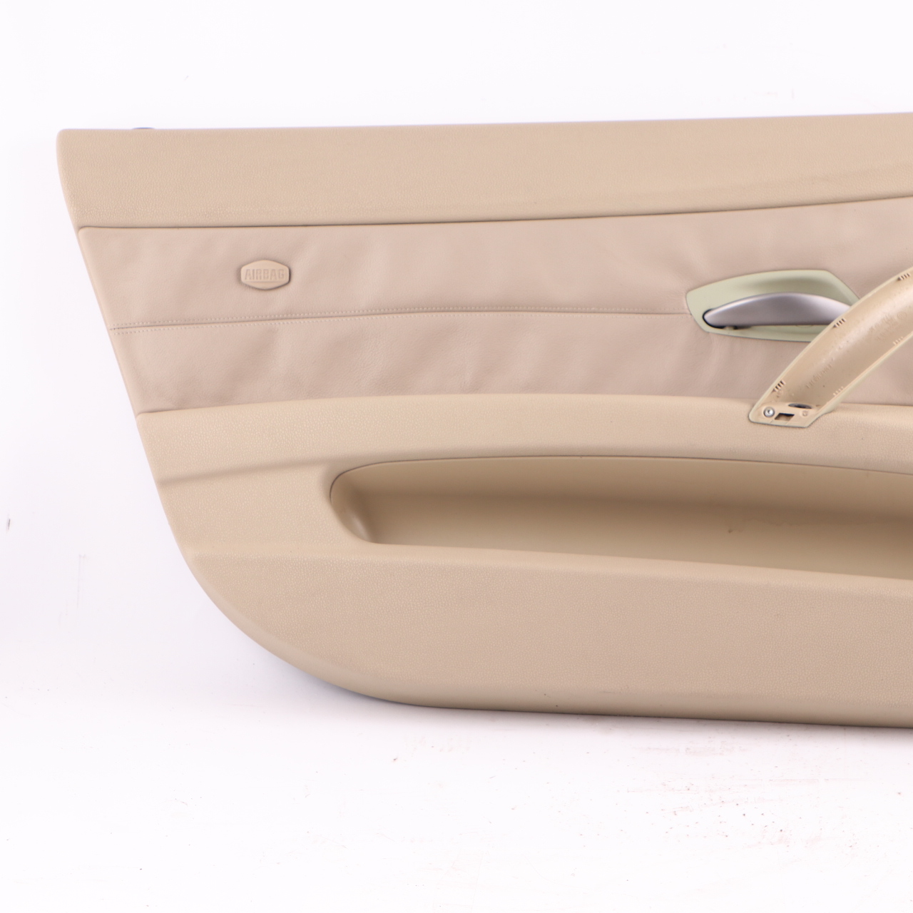 BMW E85 E86 Door Card Front Left Trim Panel Cover Leather Oregon Beige