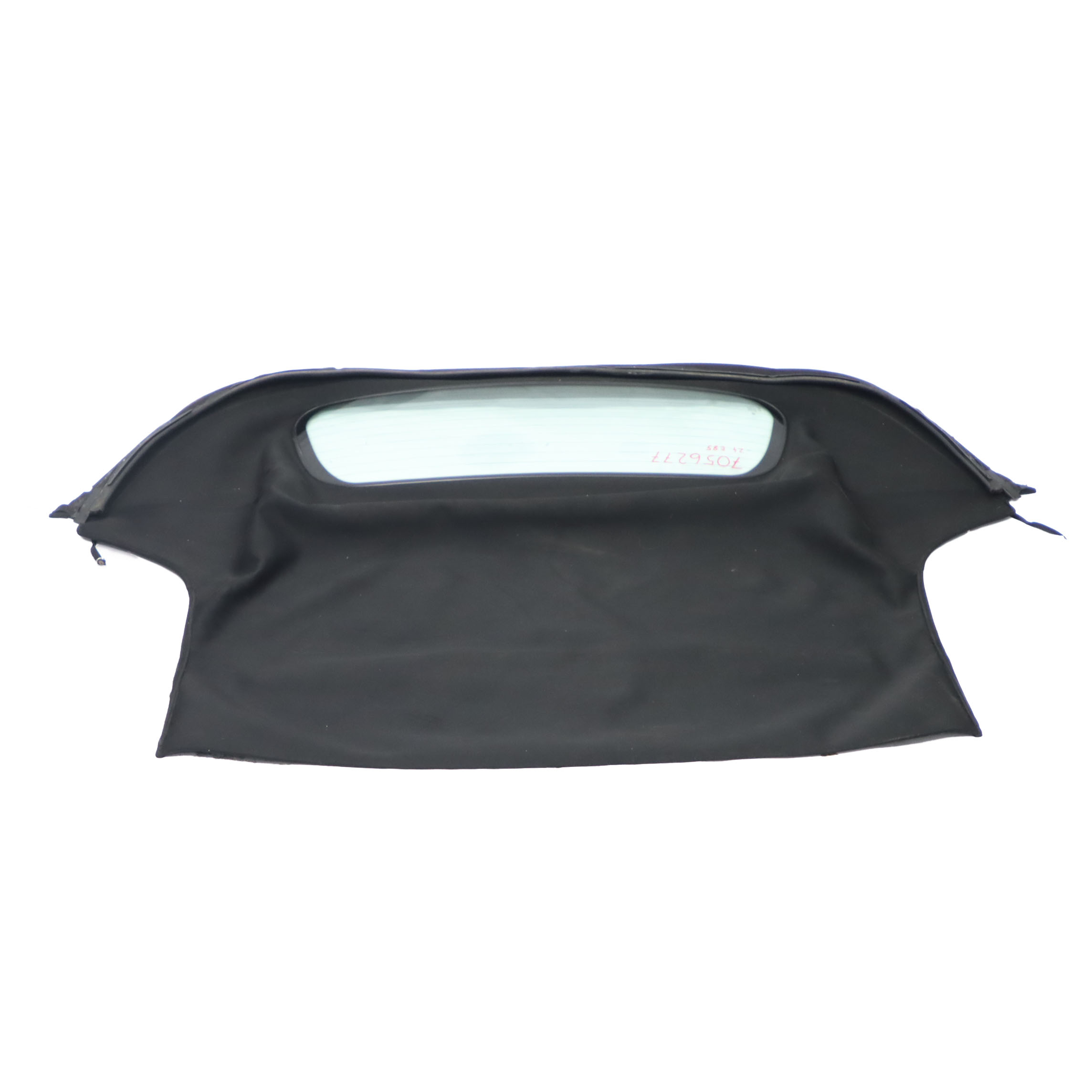 BMW Z4 E85 Convertible Folding Soft Top Roof Black Cover Rear Window Glass AS2