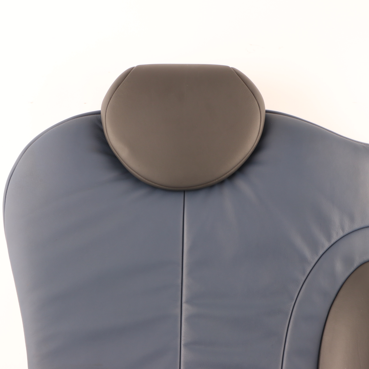 Mini R53 Cooper S Rear Seat Right O/S Backrest Leather Gravity Lapis Blue