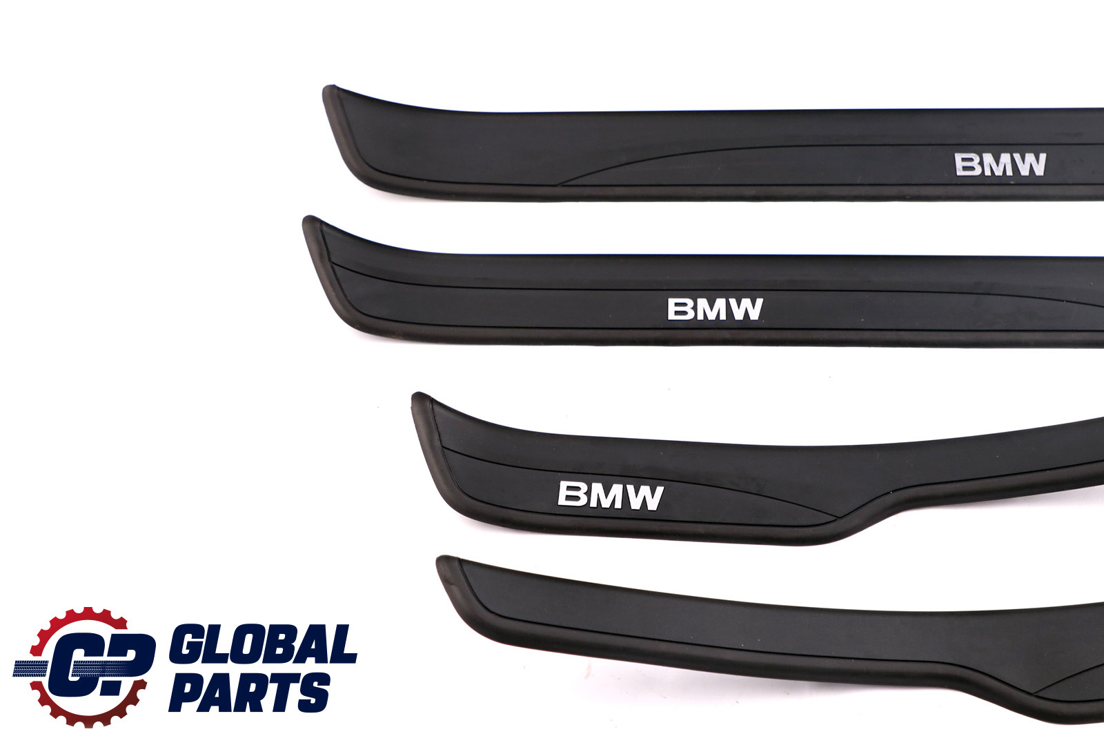 BMW 3 Series E90 E91 LCI Set Entrance Door Cover Trim Sill Strip Black