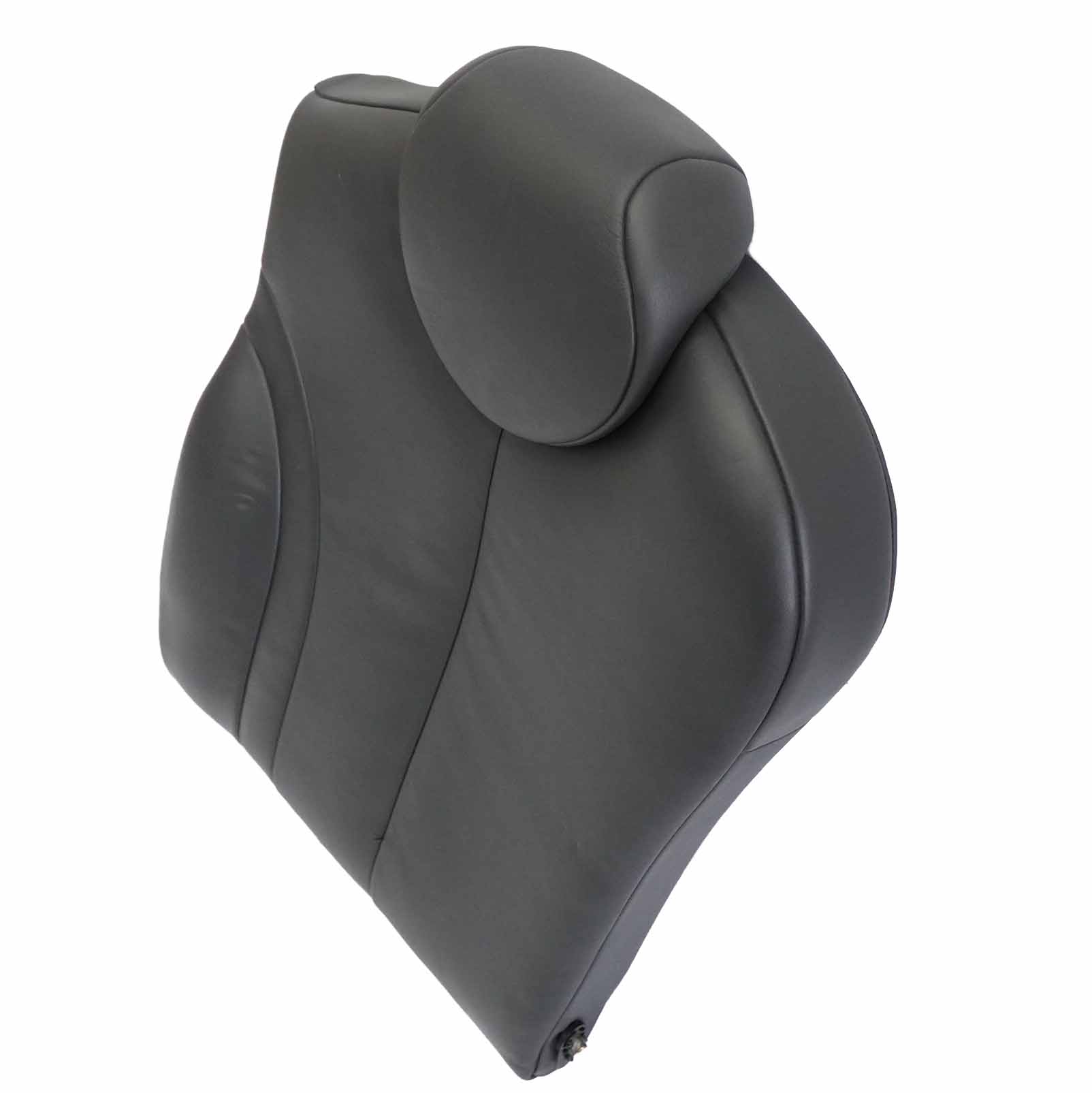 Seat Backrest Mini R53 Cooper S Rear Left N/S Back Cover Leather Panther Black