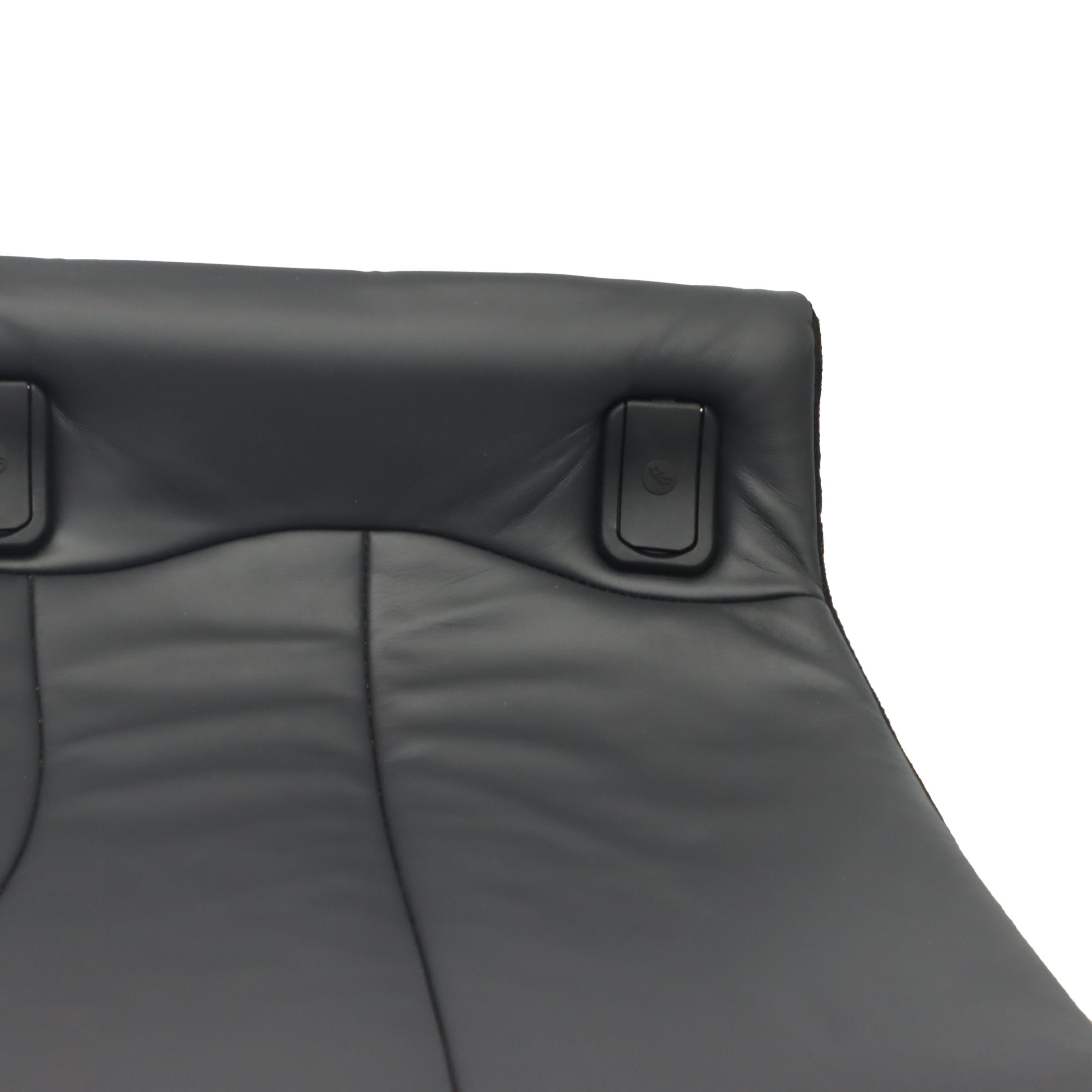 Mini Cooper R50 R53 Rear Seat Back Bench Couch Base Leather Panther Black Isofix