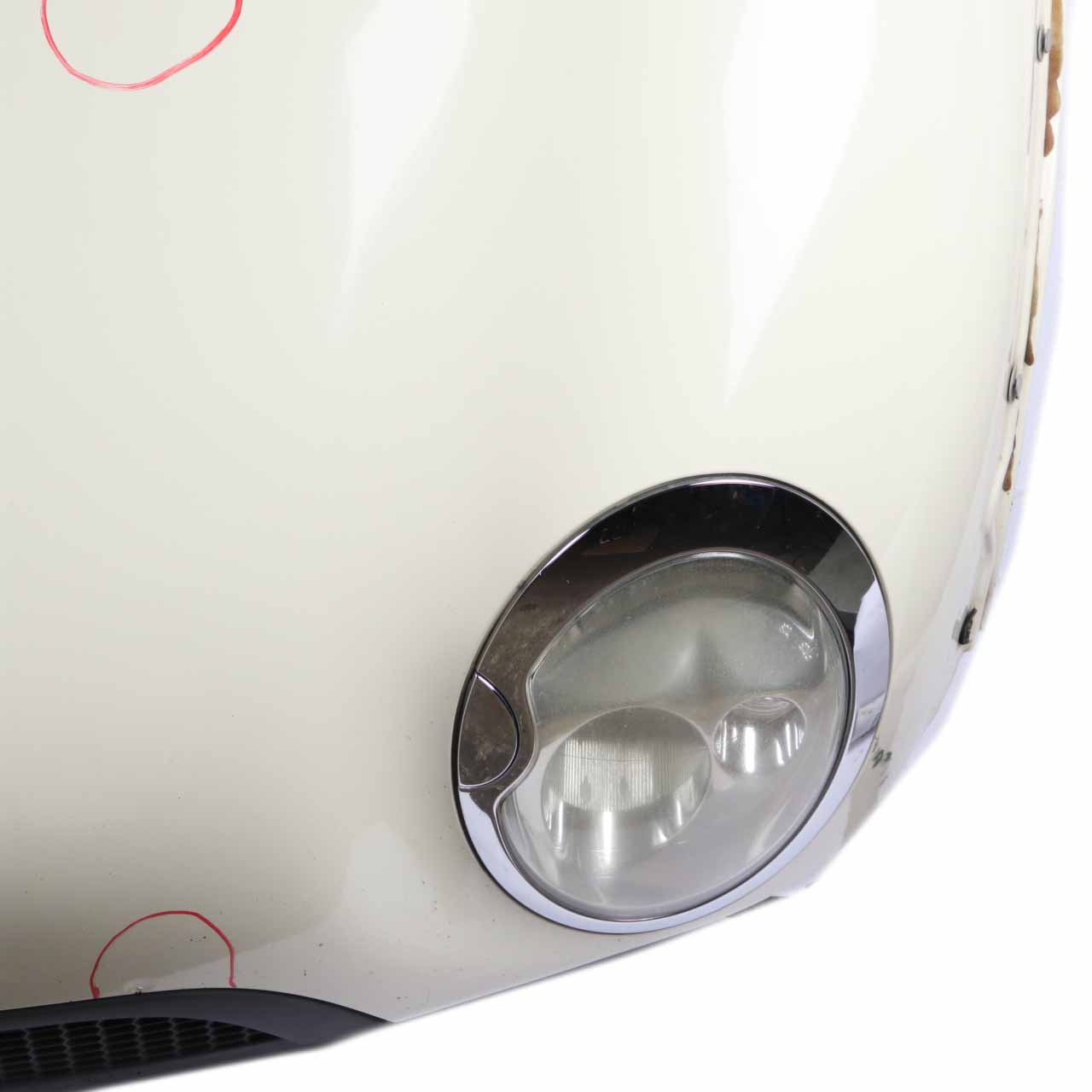 Front Hood Mini R52 R53 Cooper S Complete Bonnet Panel Pepper White - 850