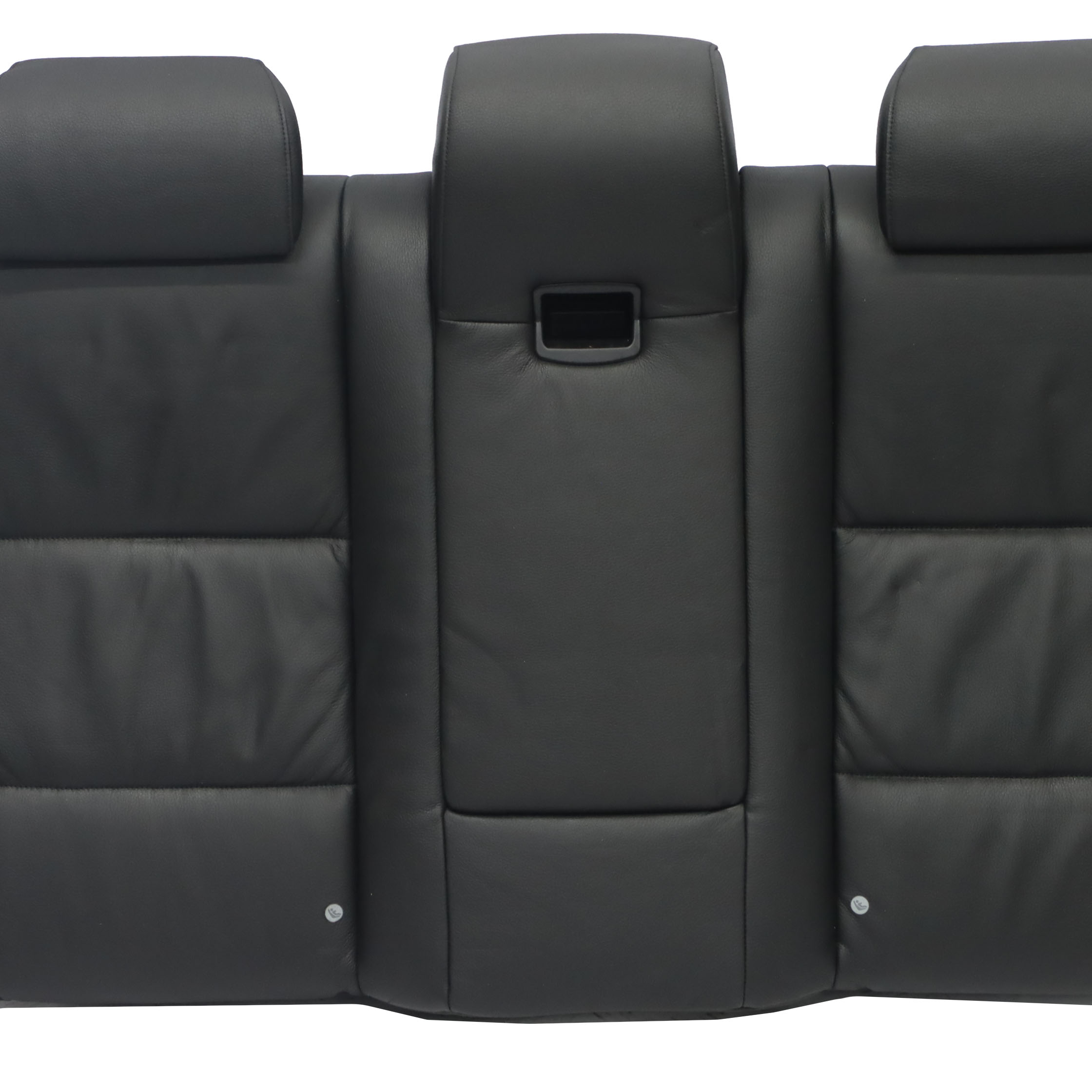 BMW E60 Rear Seat Backrest Interior Cover Seats Couch Bench Black Leather