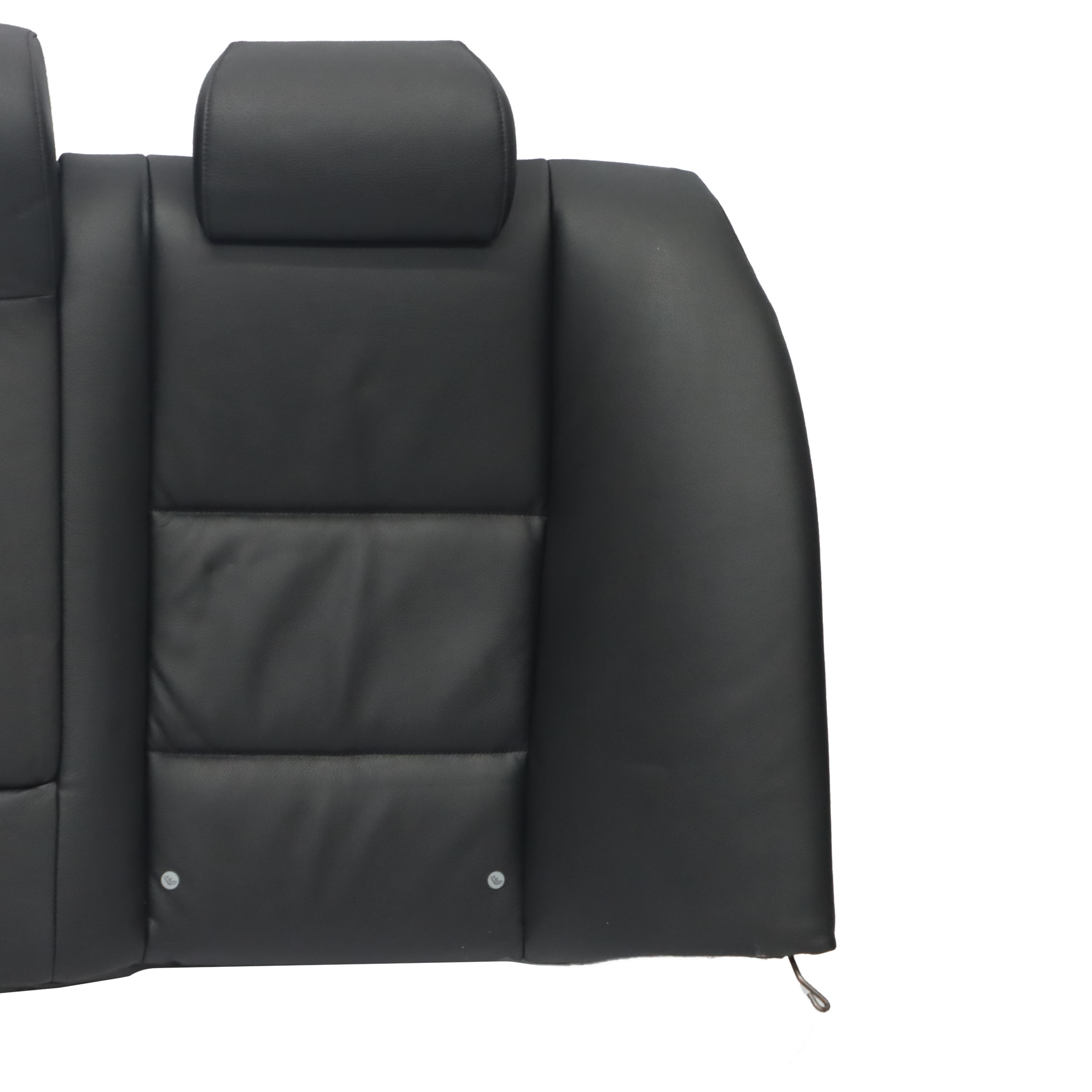 BMW E60 Rear Seat Backrest Interior Cover Seats Couch Bench Black Leather