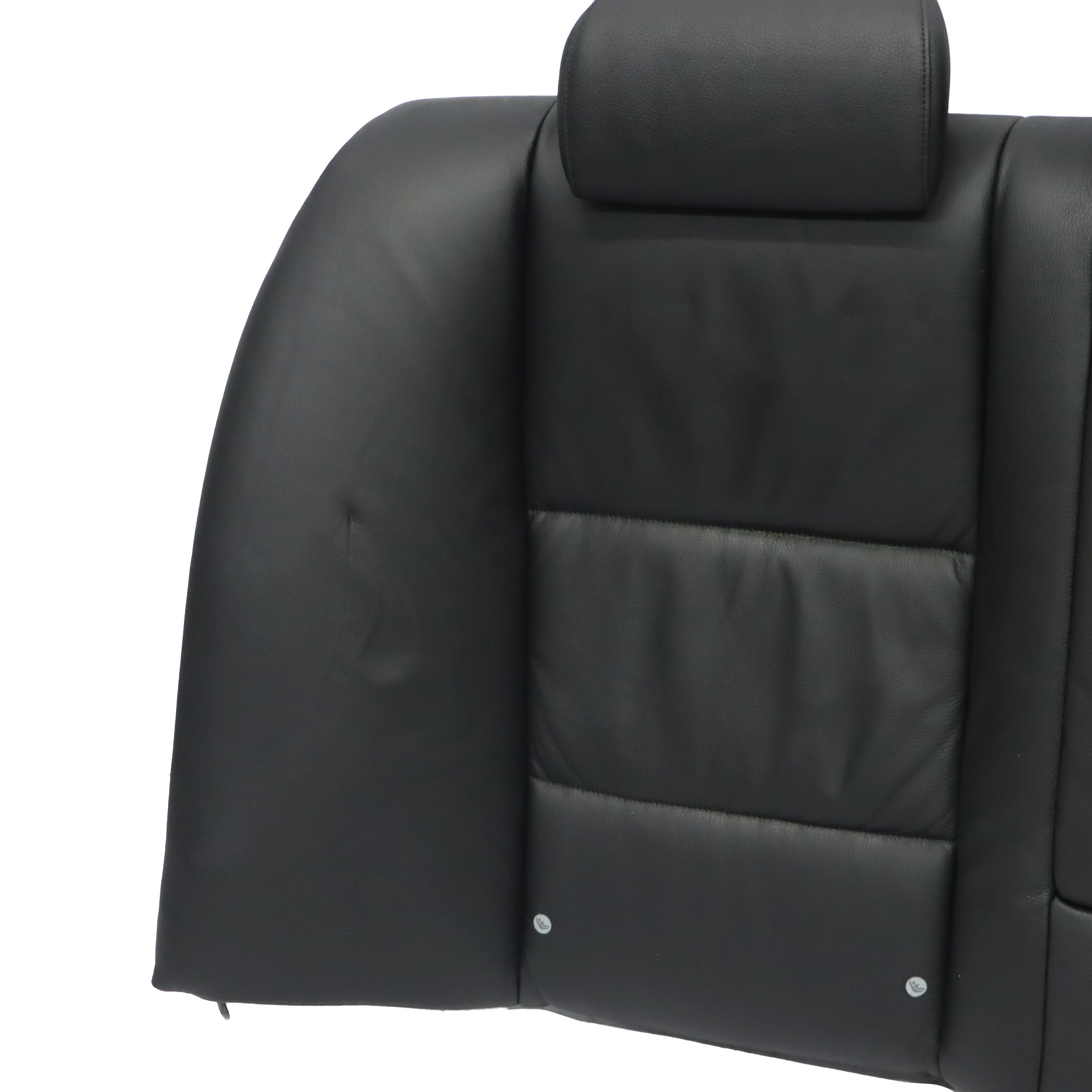 BMW E60 Rear Seat Backrest Interior Cover Seats Couch Bench Black Leather