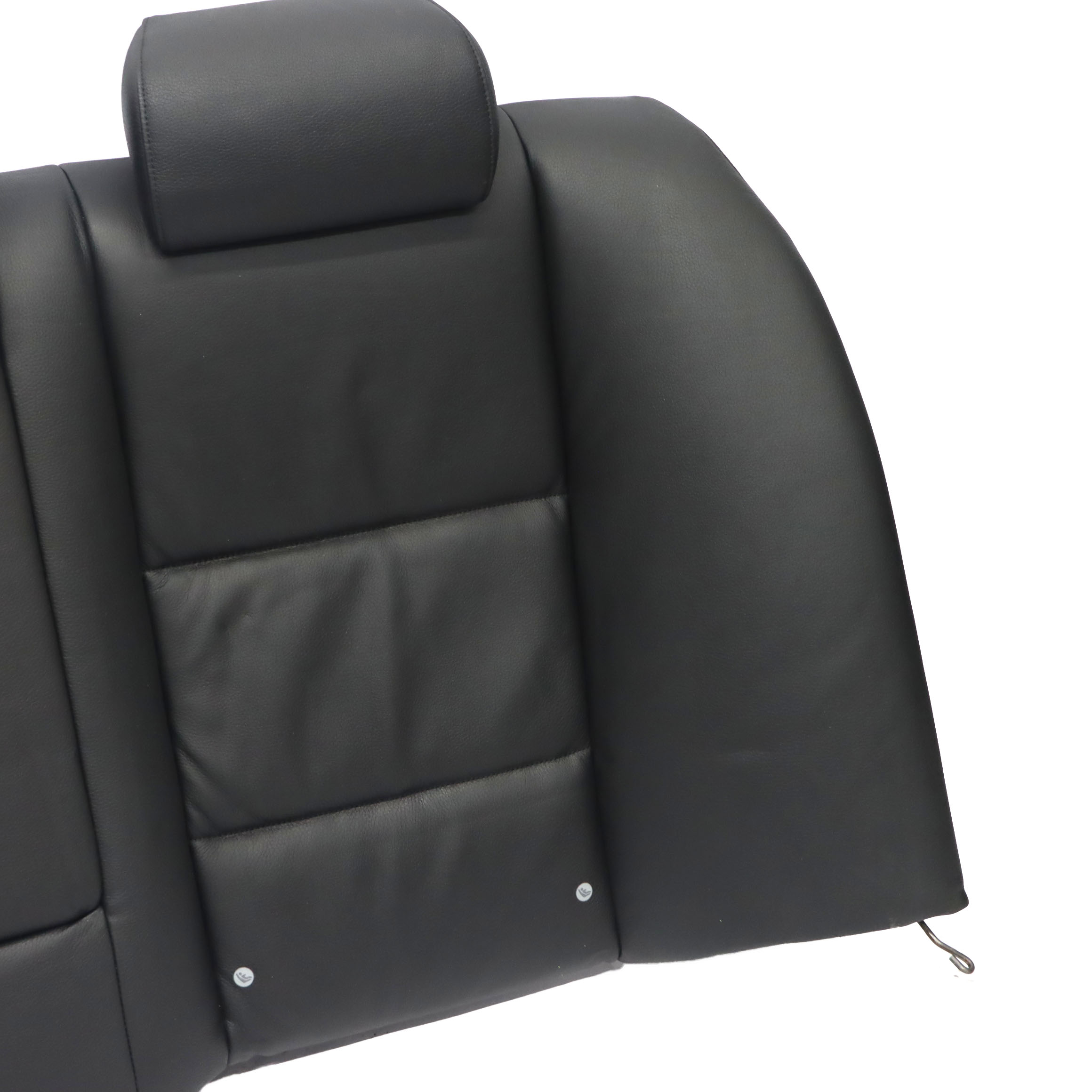 BMW E60 Rear Seat Backrest Interior Cover Seats Couch Bench Black Leather