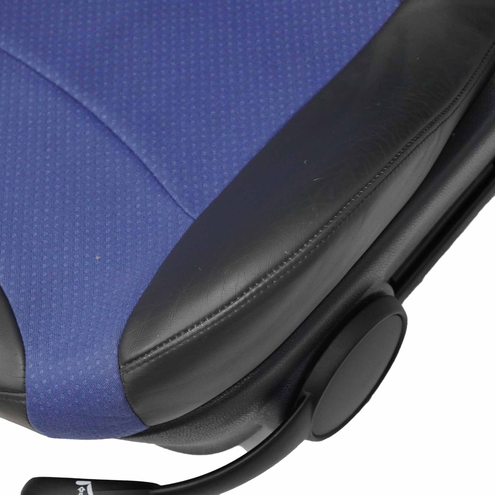 Front Seat Mini R50 R53 Left N/S Sport Cloth / Leather Satellite Lapis Blue