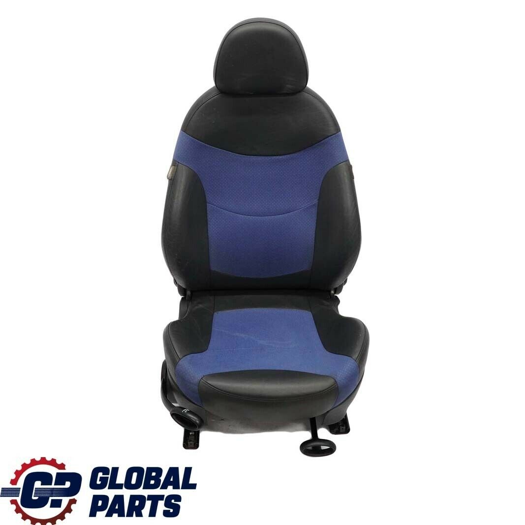 Mini Cooper S R50 R53 Front Right O/S Sport Cloth / Leather Satellite Blue Seat